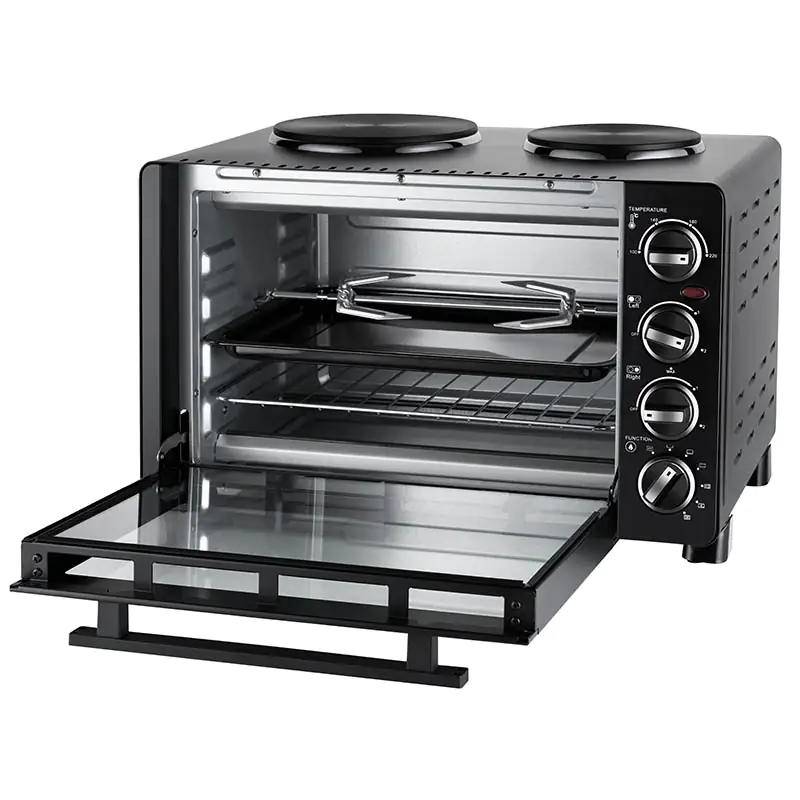Unold Kleinküche Minibackofen All In One 30 L Backraum, 2 Kochplatten Unold Kleinküche Minibackofen All In One 30 L Backraum, 2 Kochplatten