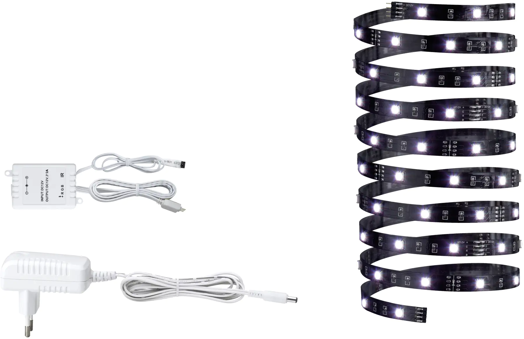 Paulmann YourLED ECO Stripe Basisset 3 m RGB schwarz