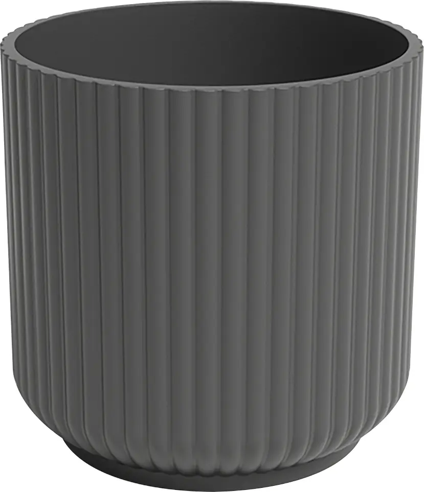 Artevasi Übertopf Luna Keramik anthrazit matt Ø 9 x 8 cm 