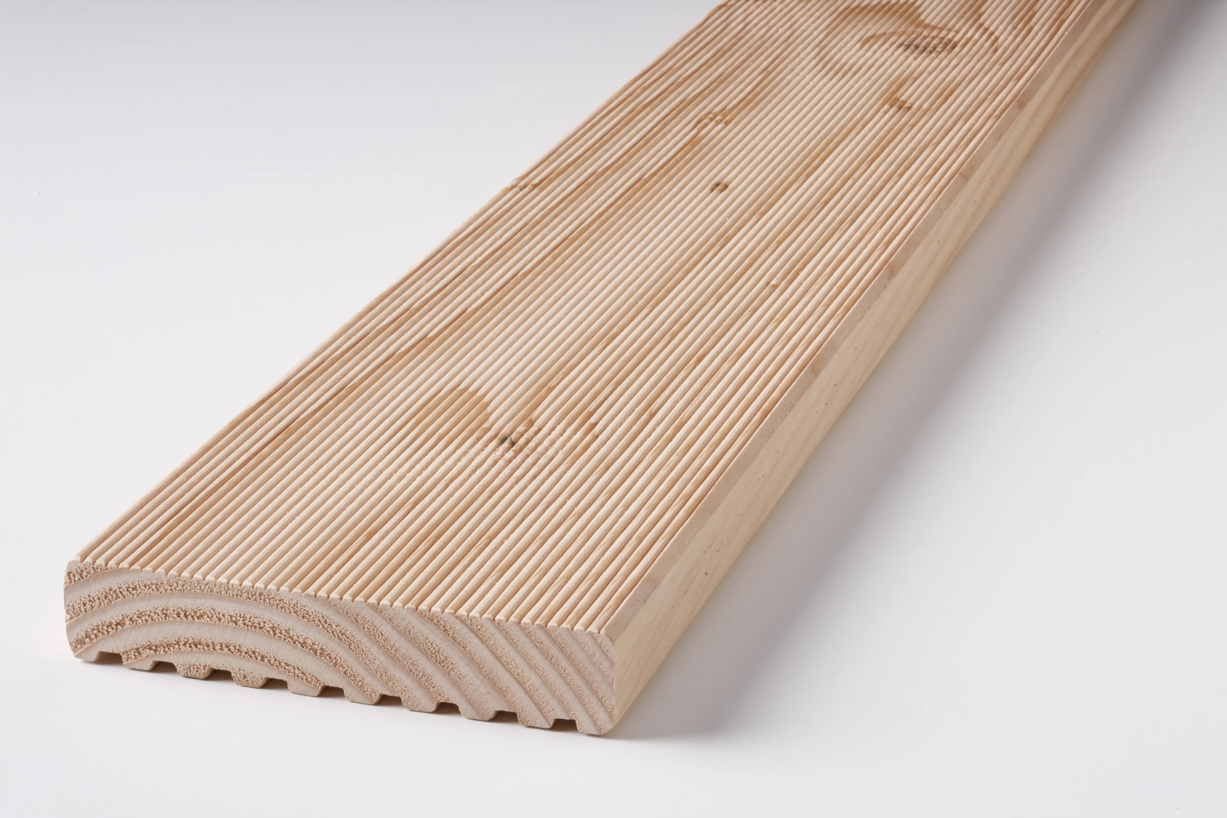 Terrassendiele Douglasie 500 x 14,5 x 2,8 cm grob/fein geriffelt 