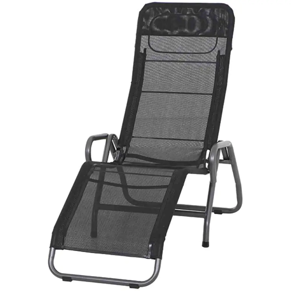 Siena Garden Kippliege Bito anthrazit schwarz