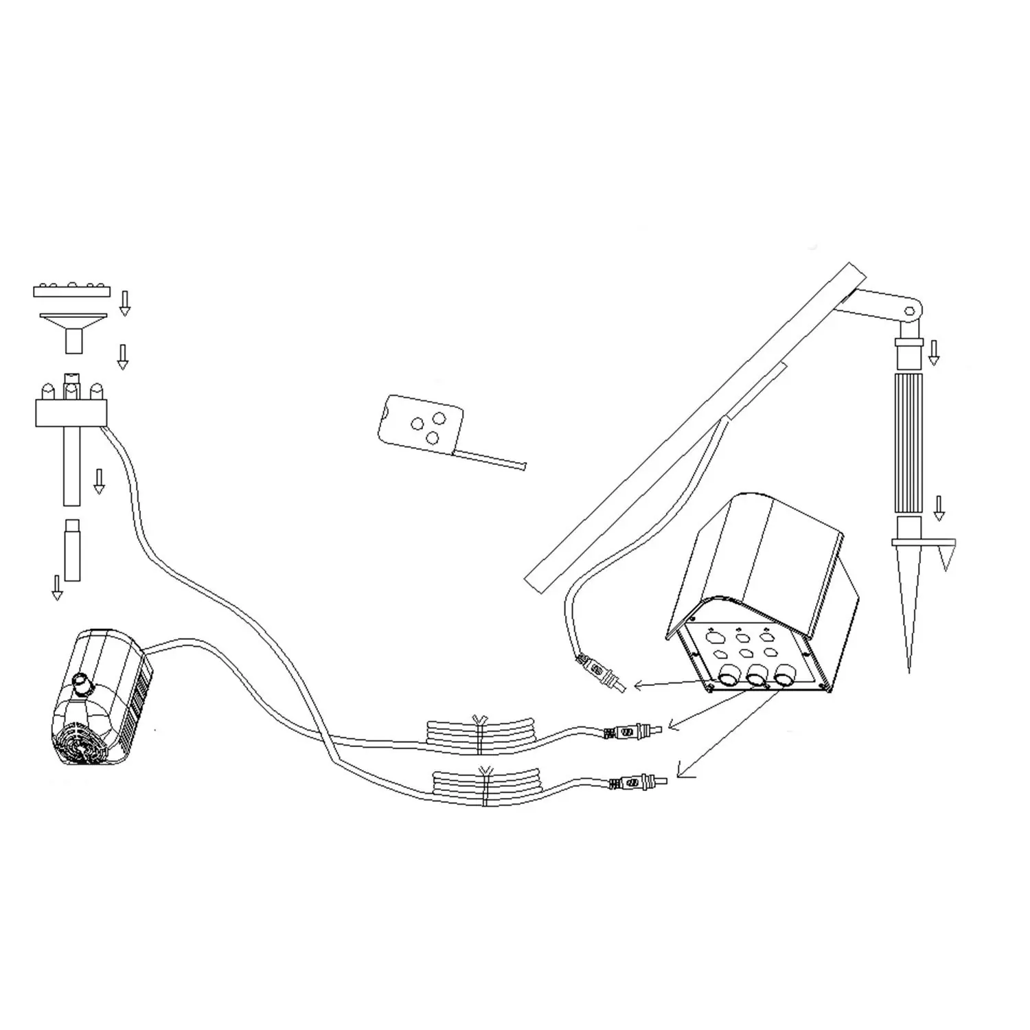 T.I.P. Solar-Teichpumpe SPS 250-6 Max. Fördermenge: 250 l/h, 3 W