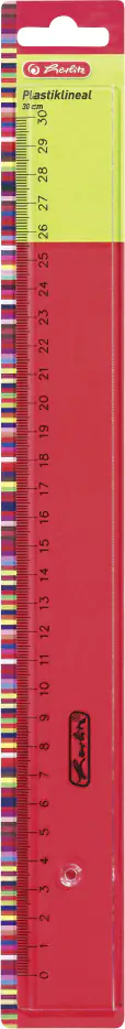 herlitz Plastik Lineal 30 cm
