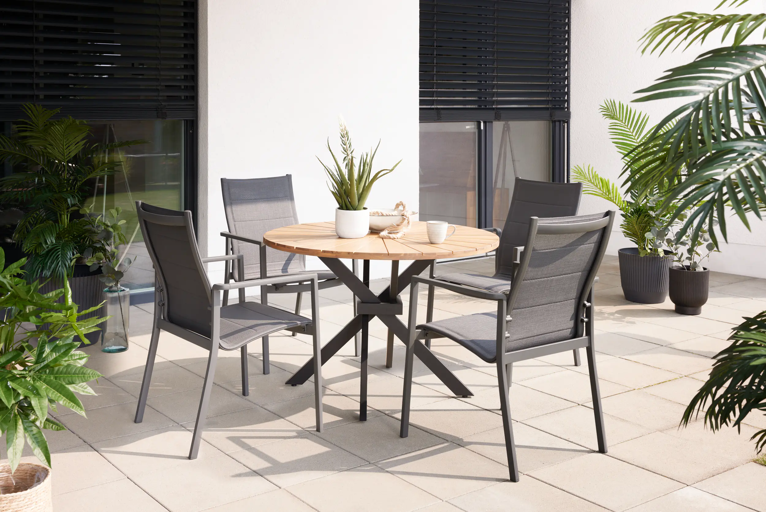 Primaster Gartentisch Paros Ø 115 cm rund 