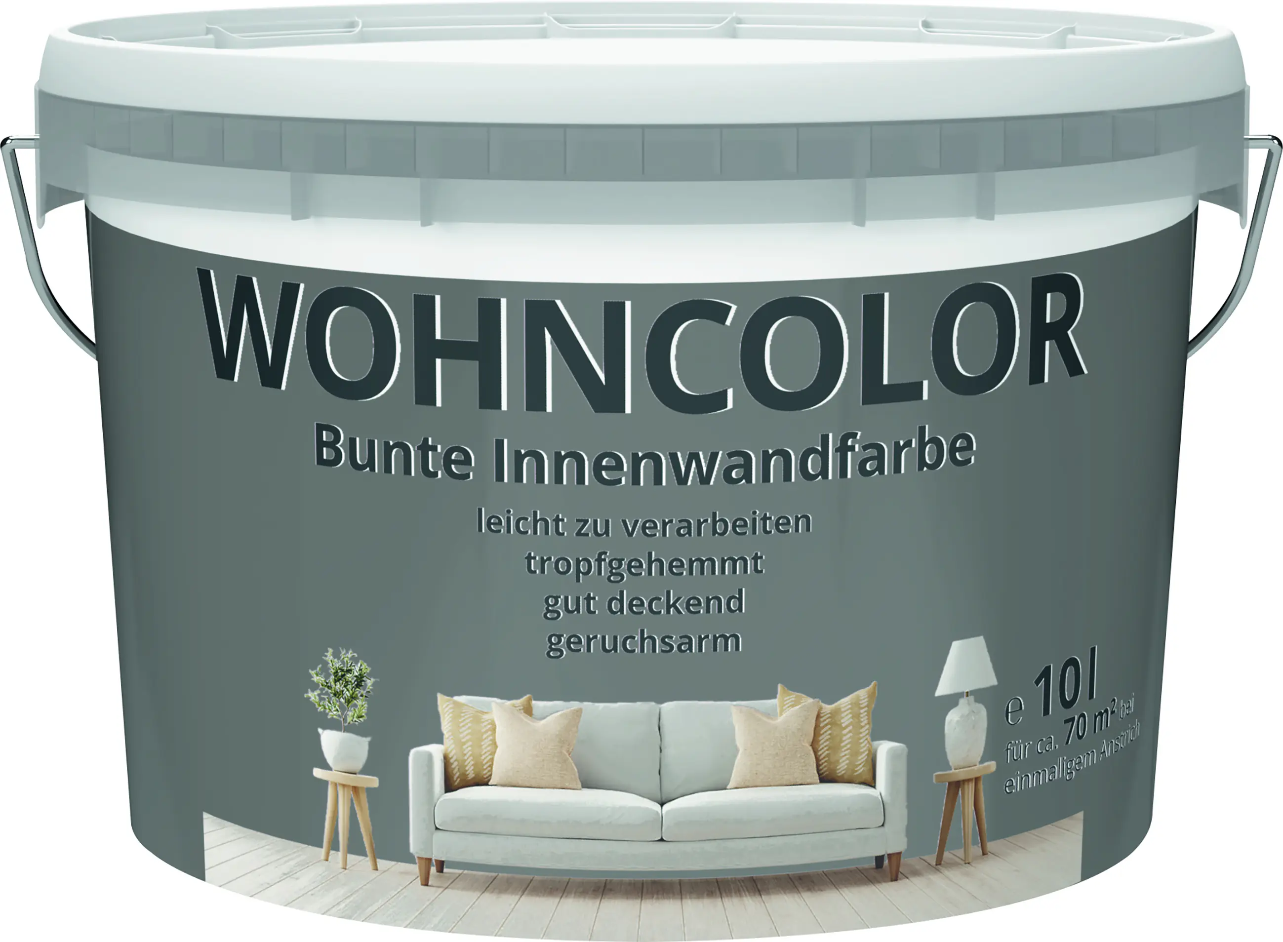 Wohncolor Wandfarbe nachtnebel 10 L Wohncolor Wandfarbe nachtnebel 10 L