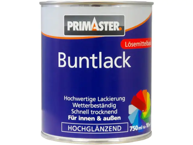 4000590153076_1 Primaster Buntlack RAL 8011 750 ml nussbraun hochglänzend