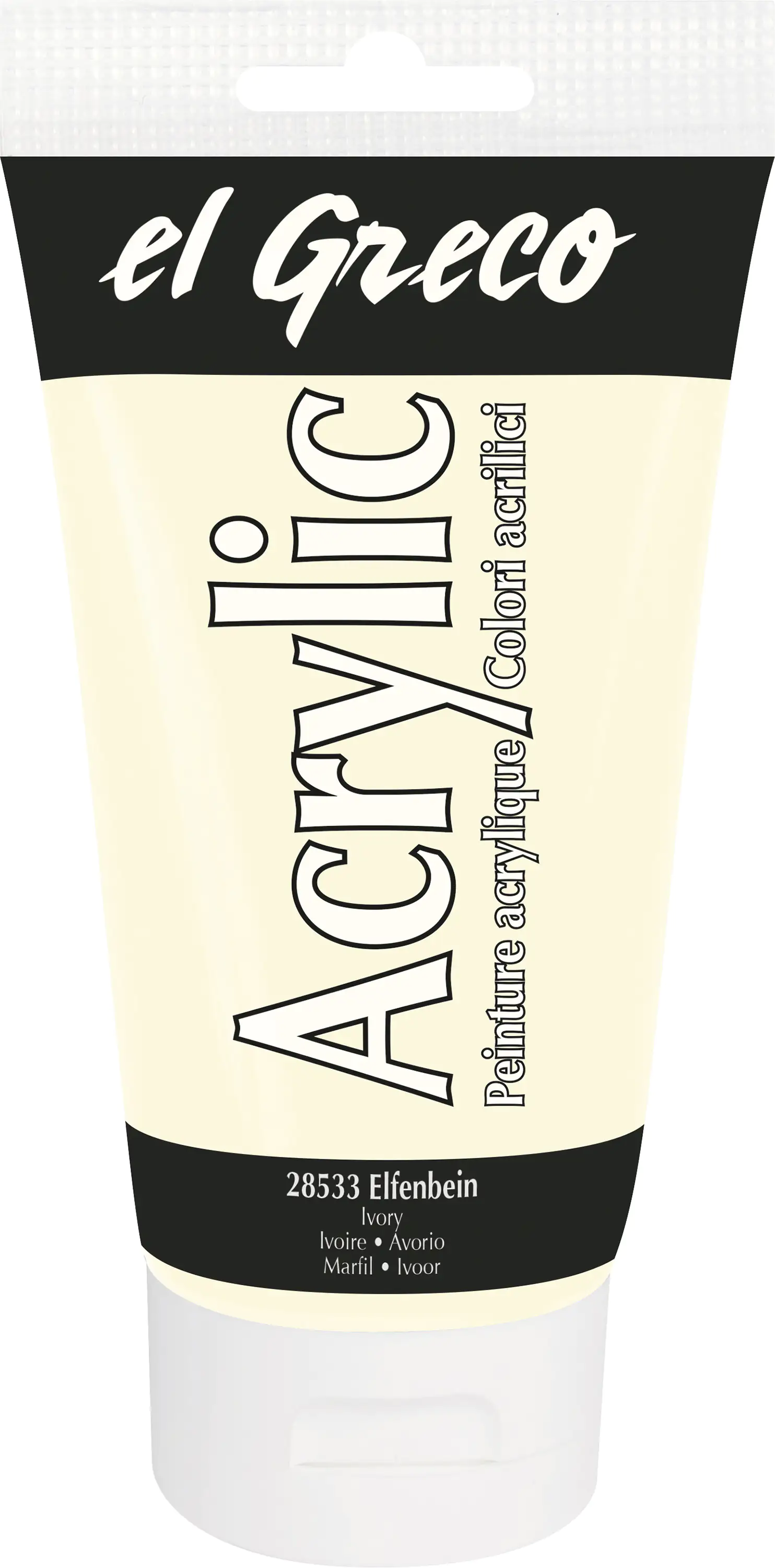 4000798285333_1530201 Kreul el Greco Acrylic Tube elfenbein 150 ml