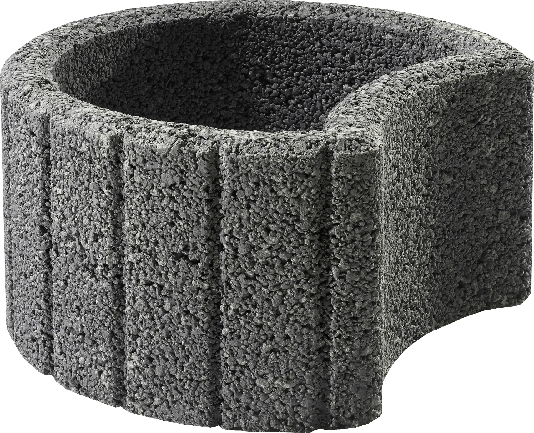 Kann Pflanzstein Groß 48 x 38 x 25 cm anthrazit
