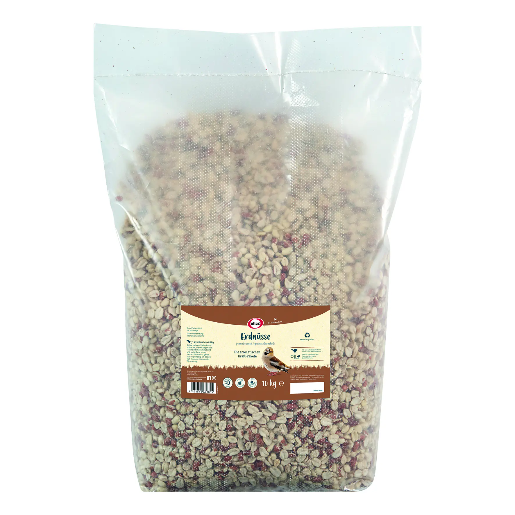 Elles Wildvogelfutter Erdnusskerne 10 kg