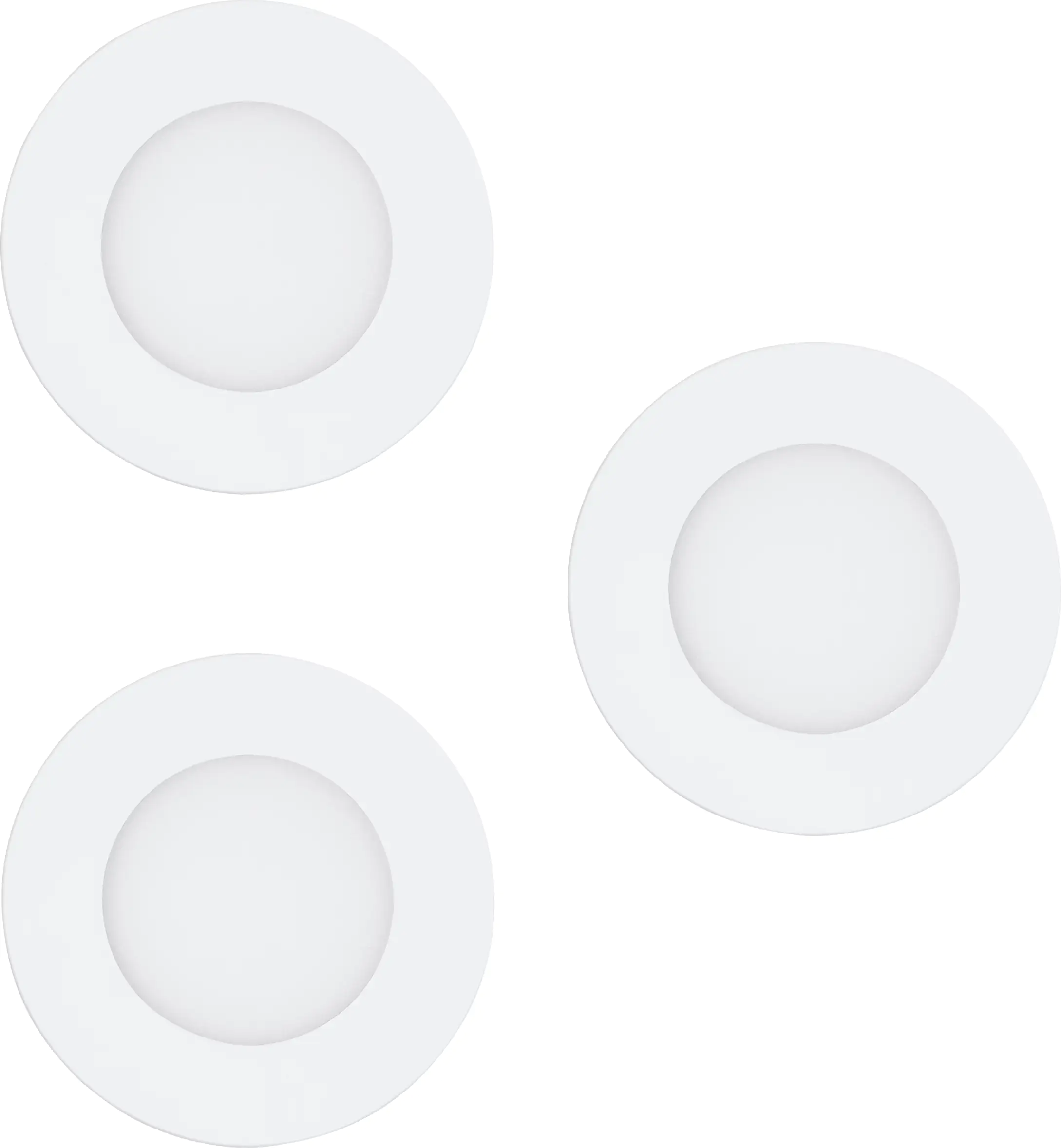 Eglo Connect 3er Set LED Einbauleuchte Fueva-Z Ø 8,5 cm dimmbar Smart Home Eglo Connect 3er Set LED Einbauleuchte Fueva-Z Ø 8,5 cm dimmbar Smart Home