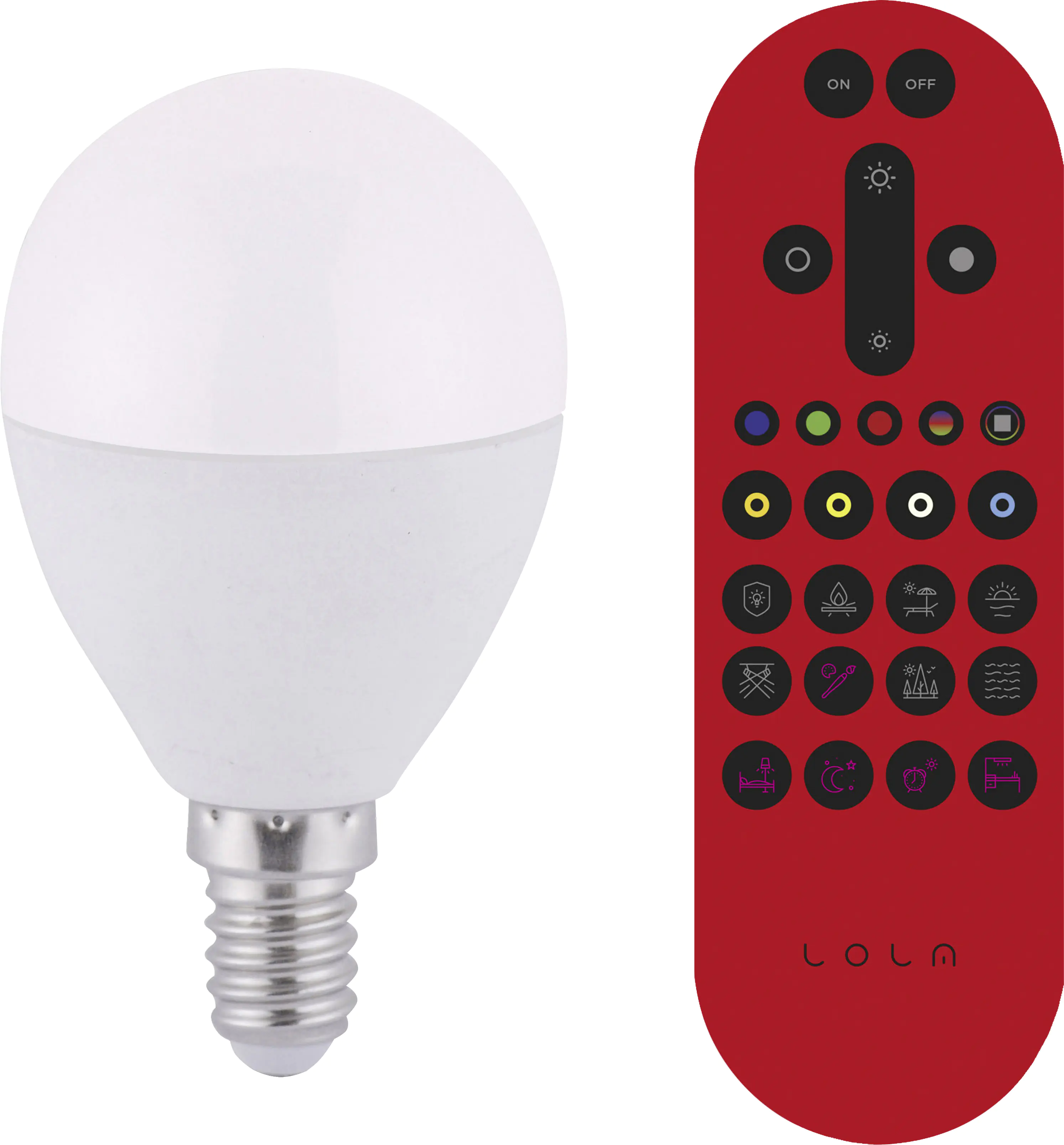 JustLight LED Leuchtmittel Birne E14 Lola Smart 6 W Smart Home