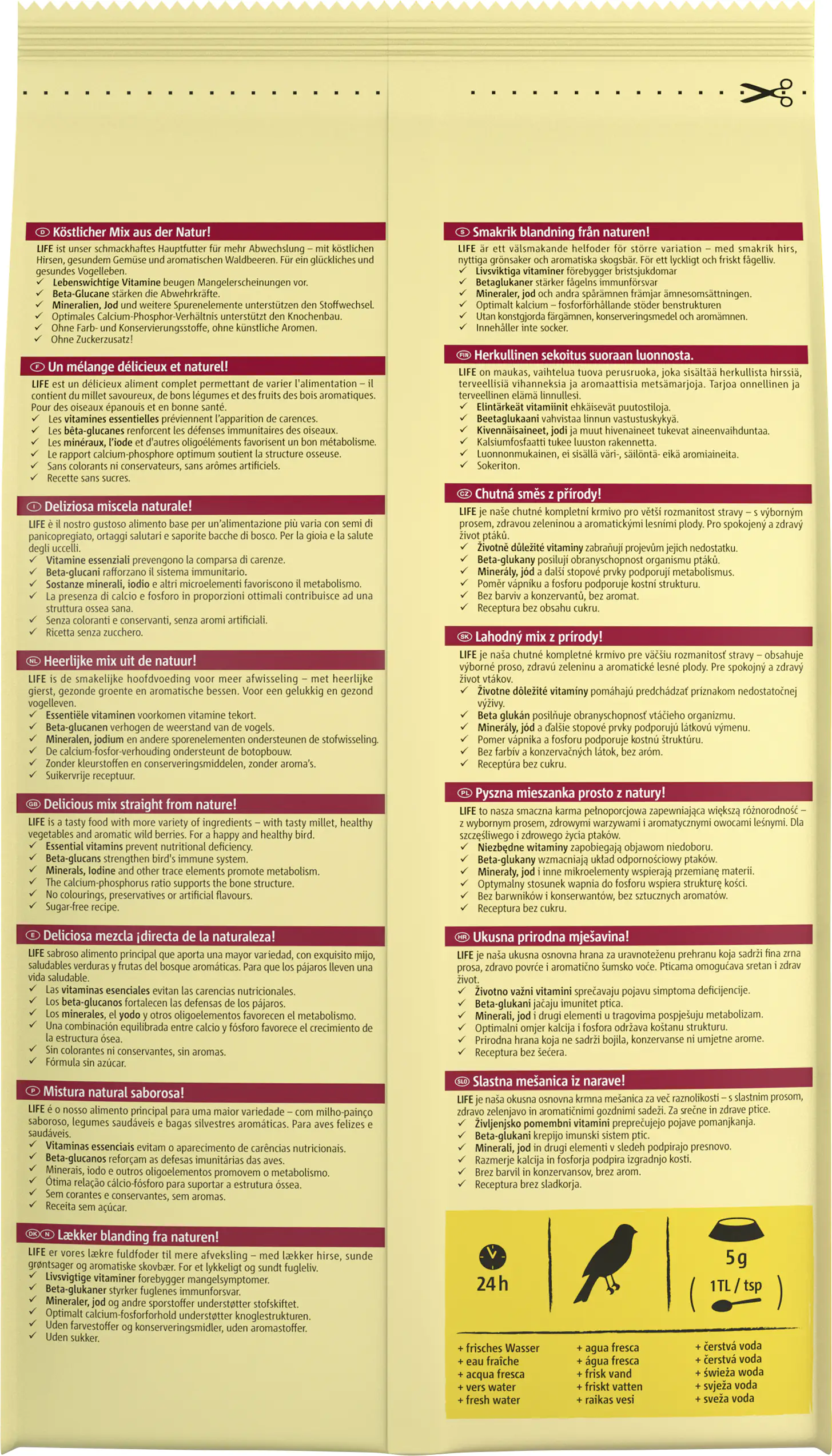 Vitakraft LIFE Power 800 g Vitakraft LIFE Power 800 g