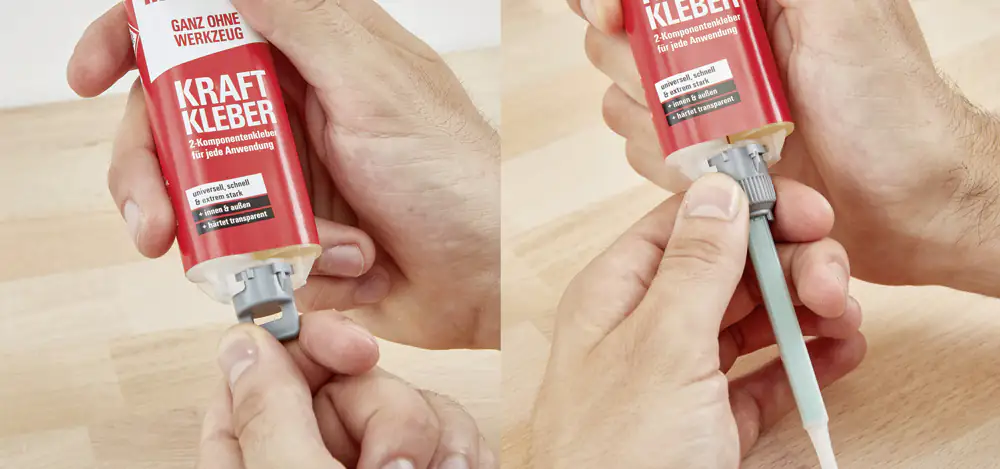 Fischer Kraftkleber 25 ml 2-Komponentenkleber für jede Anwendung