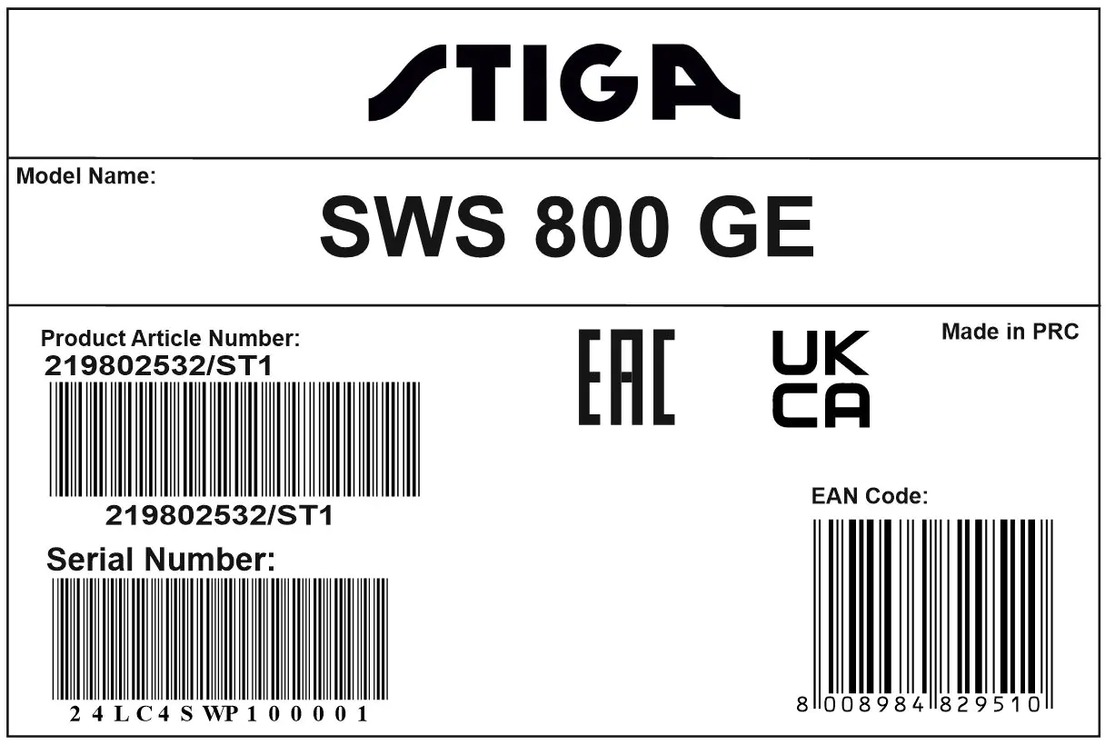 Stiga Benzin-Kehrmaschine SWS 800 GE 80 cm Arbeitsbreite Stiga Benzin-Kehrmaschine SWS 800 GE 80 cm Arbeitsbreite