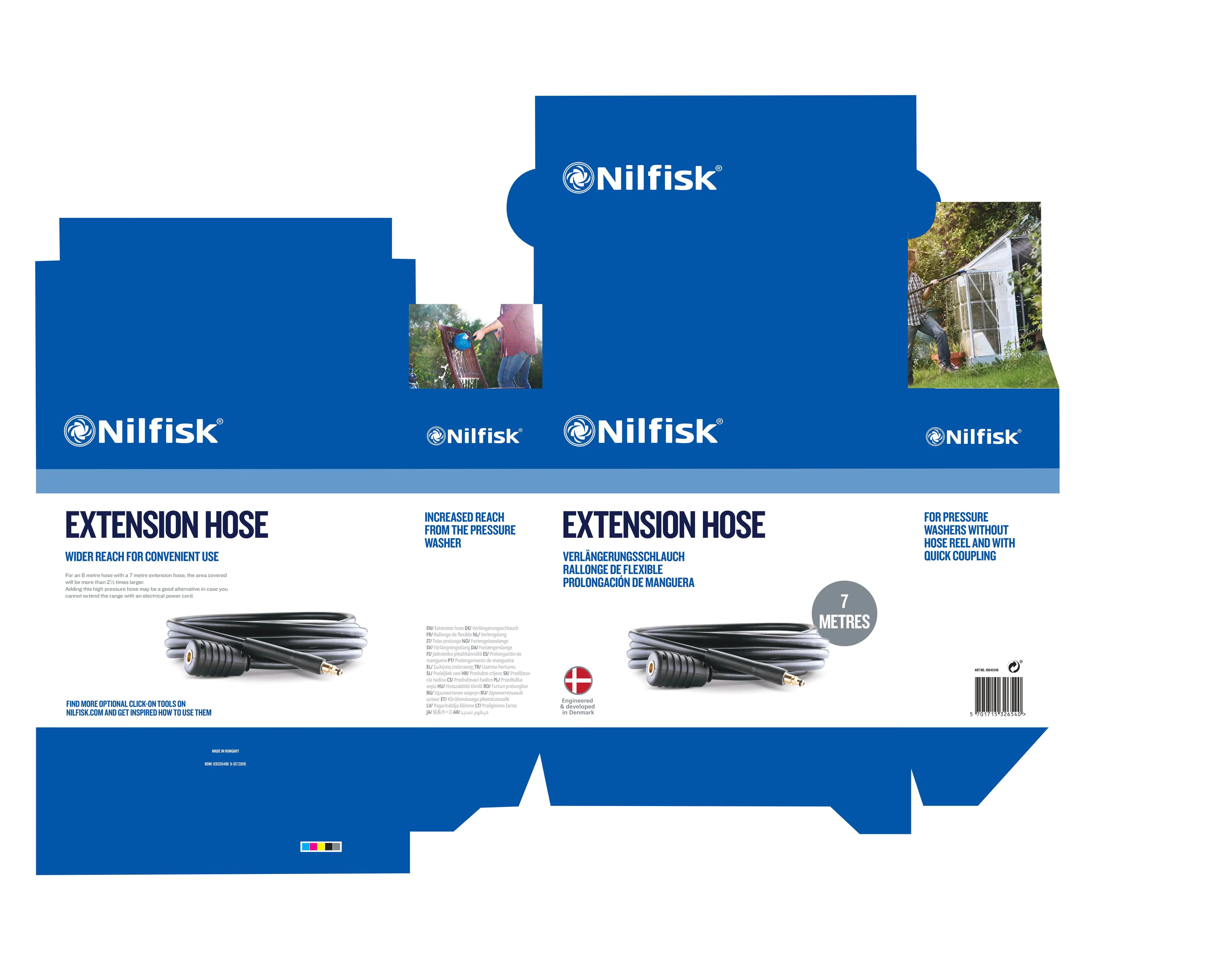Nilfisk Schlauchverlängerung für Hochdruckreiniger 7 Meter  Nilfisk Schlauchverlängerung für Hochdruckreiniger 7 Meter