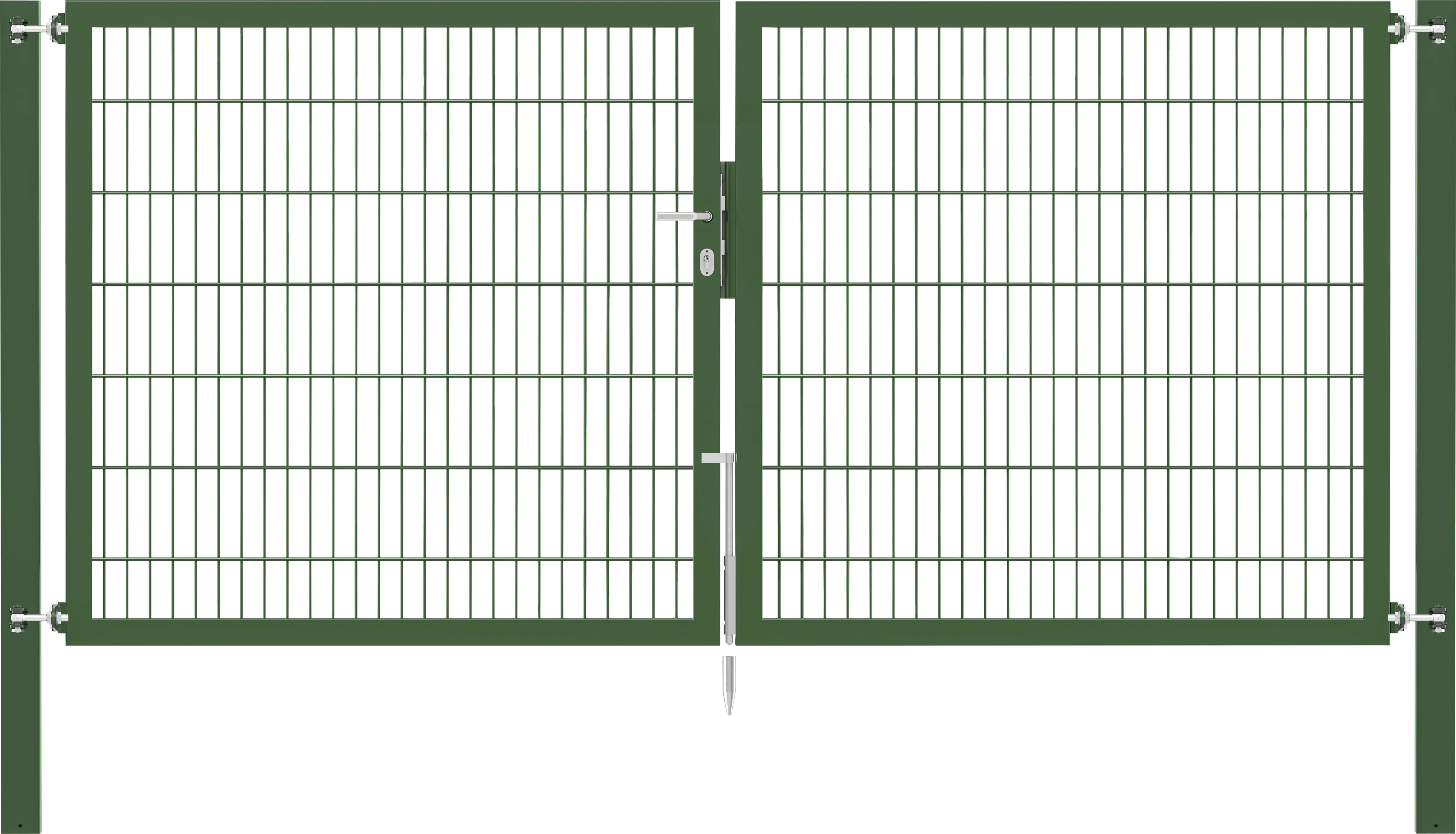 Alberts Doppeltor Flexo Plus grün 300 x 140 cm