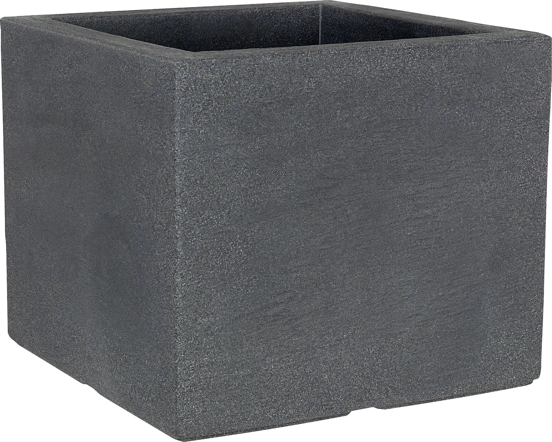 Geli Pflanztopf Kubus 40 x 40 x 34 cm anthrazit Geli Pflanztopf Kubus 40 x 40 x 34 cm anthrazit