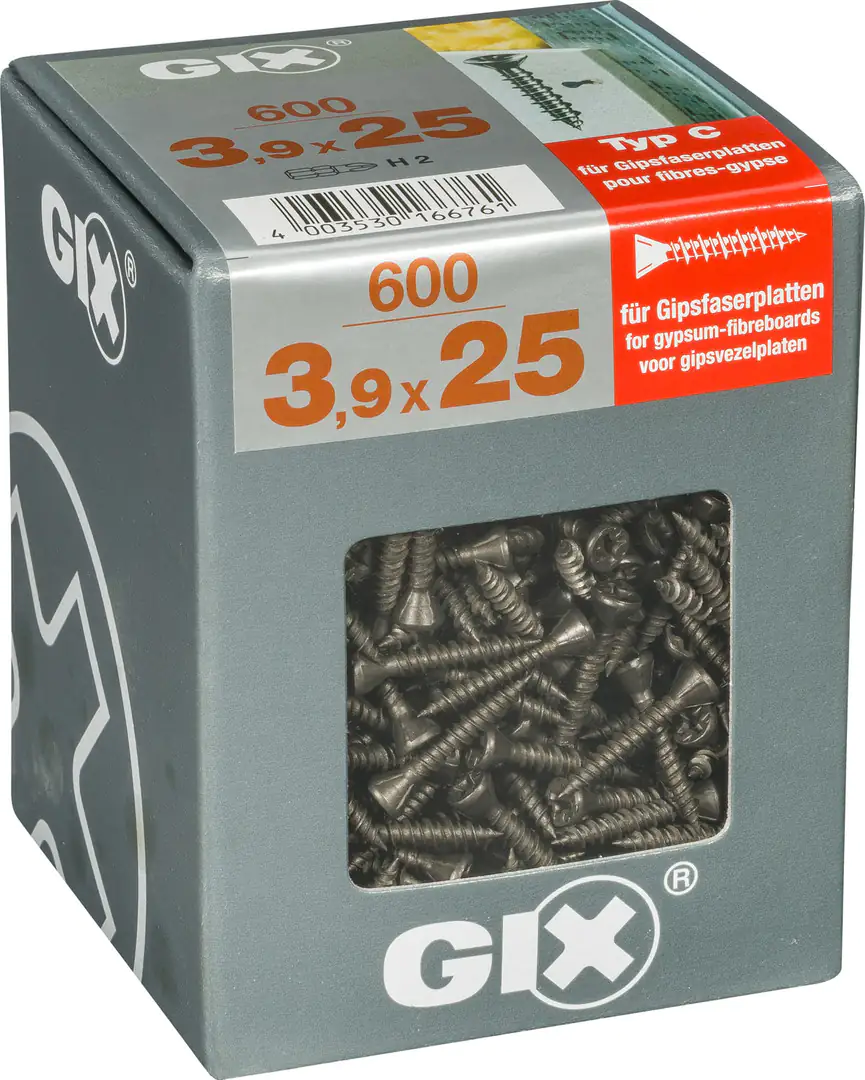 Spax Schnellbauschrauben 3.9 x 25 mm PH 2 - 600 Stk. Spax Schnellbauschrauben 3.9 x 25 mm PH 2 - 600 Stk.