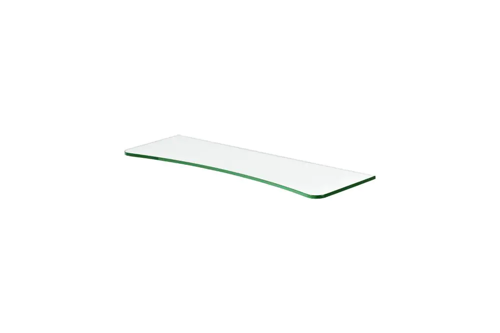 Dolle Glasboden Konkav 60 x 16/20 cm, 8 mm, klar