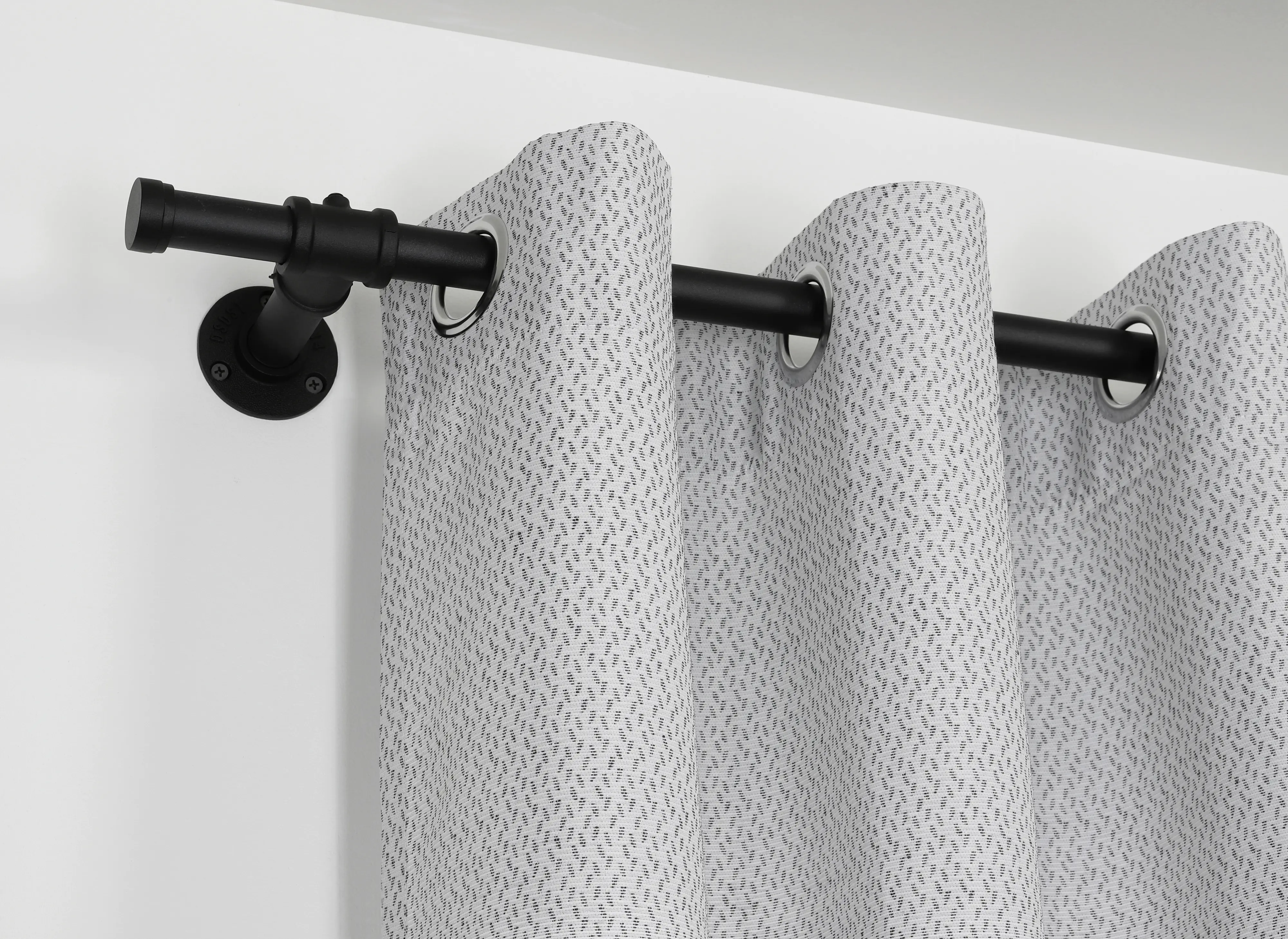 Gardinia Endkappe Industrial Home für Ø 25 mm schwarz 2 Stück