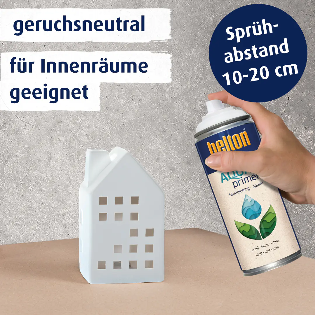 belton free Lackspray AQUAprimer Grundierung 400 ml weiß matt