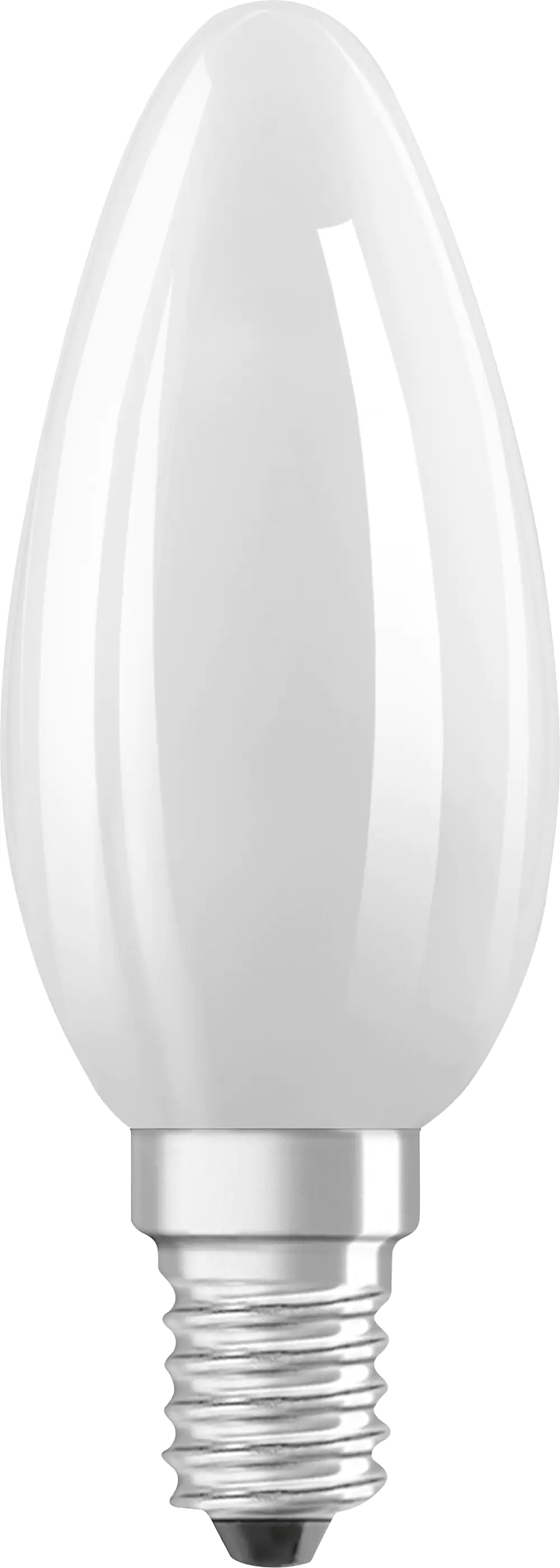 Osram LED Kerzenlampe E14 5,5 W warmweiß weiß matt
