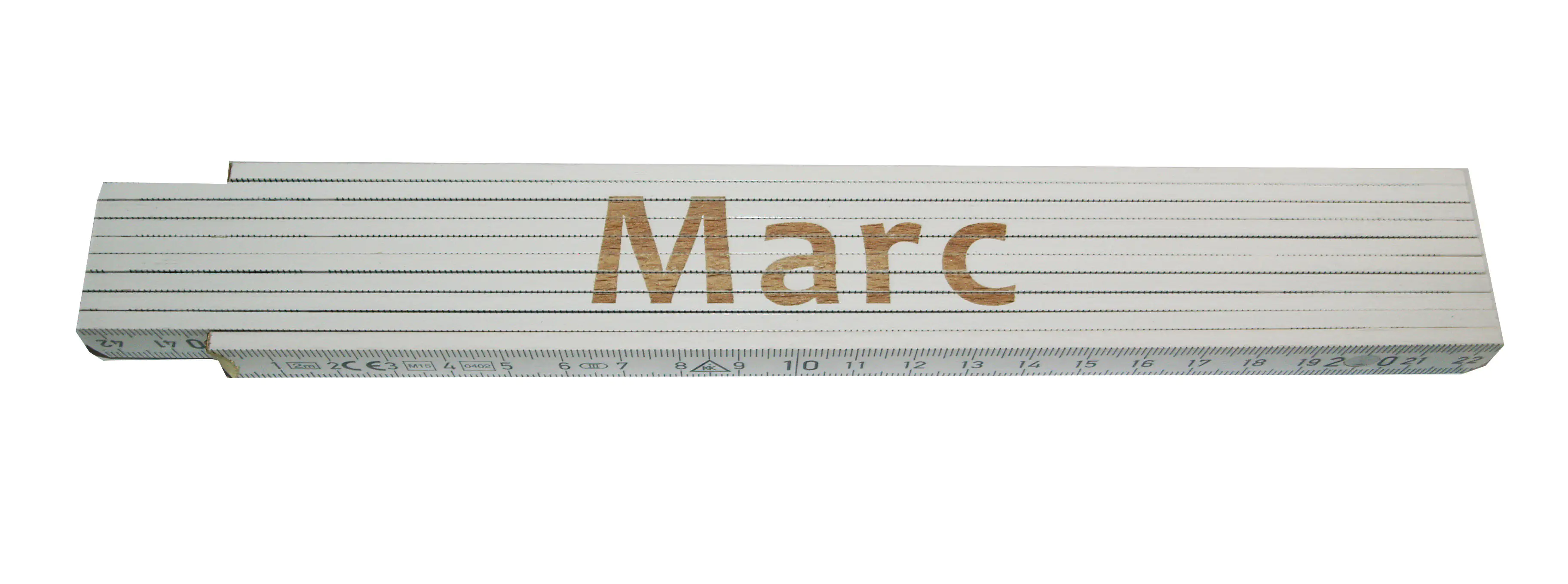 Zollstock Marc 2 m weiß