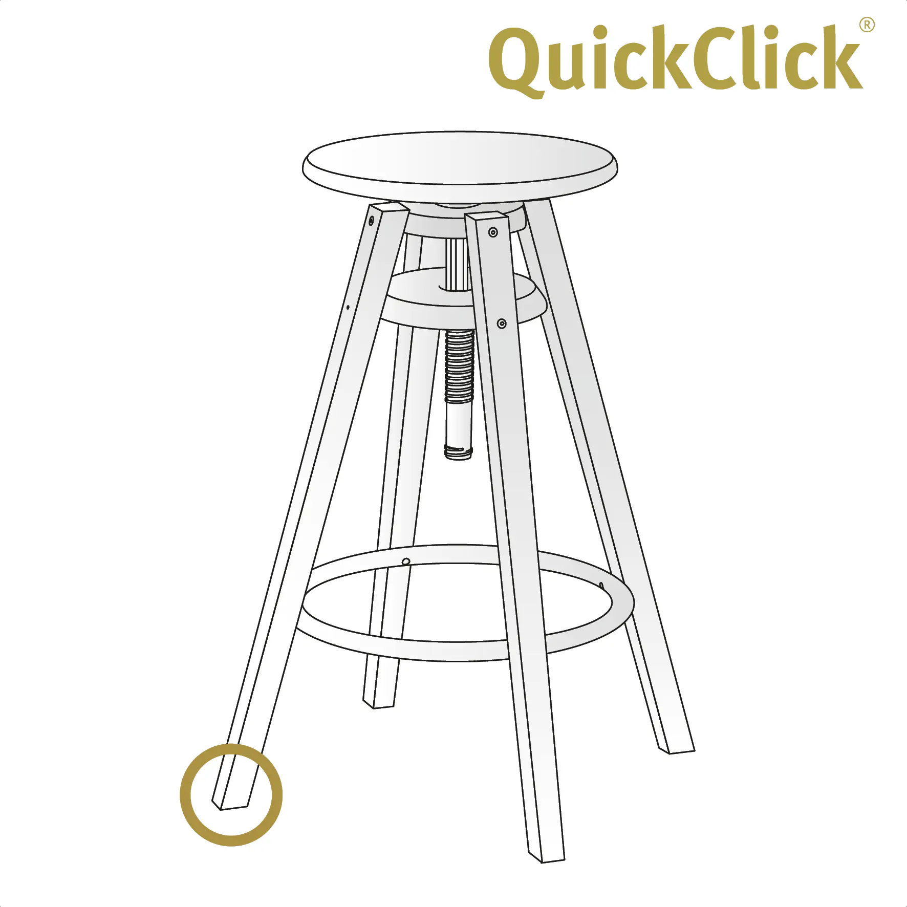 Wagner Möbelgleiter zum Anschrauben Ultrasoft grau schwarz Ø 25 mm - 4 Stück  Wagner Möbelgleiter zum Anschrauben Ultrasoft grau schwarz Ø 25 mm - 4 Stück