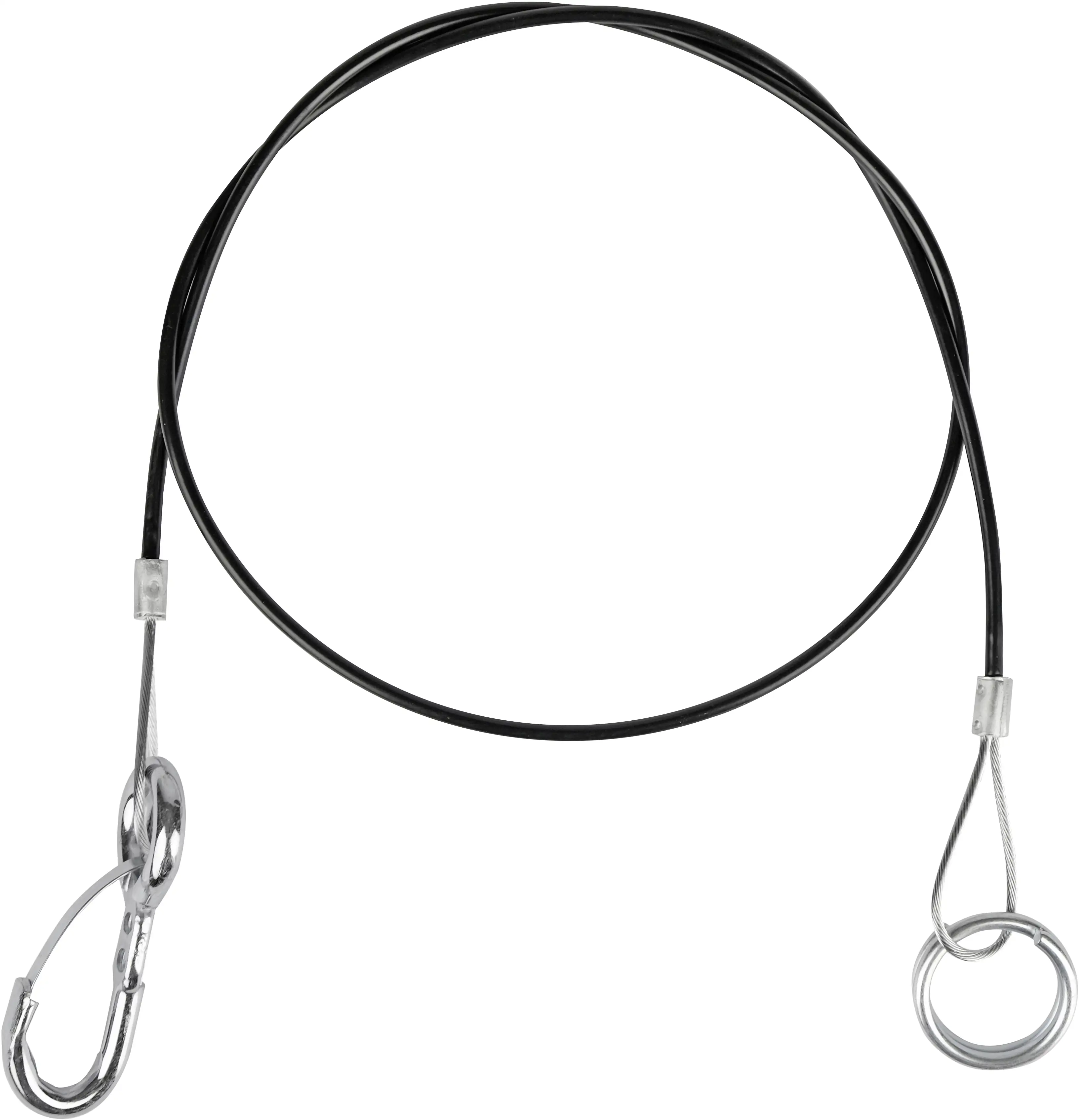 LAS Abreißseil mit Haken und Ringen 1m