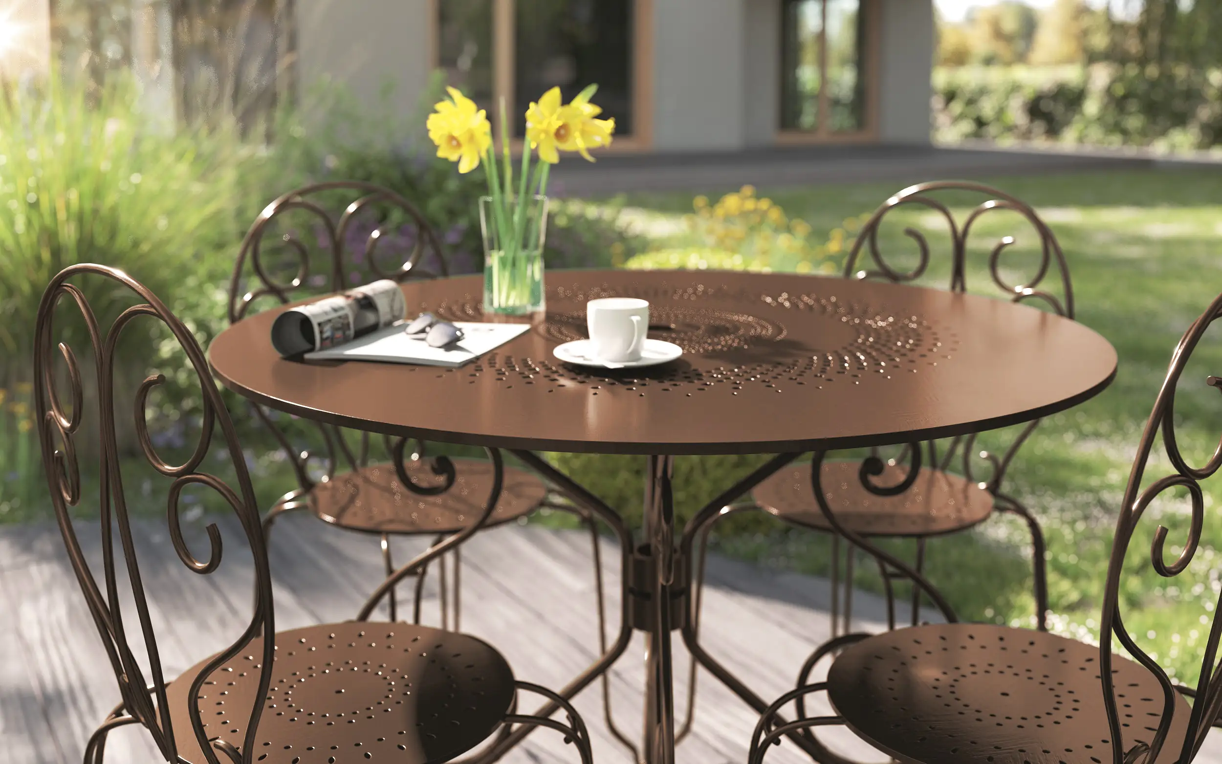 Alpina Metallschutz-Lack Anti-Rost 2,5 L braun glänzend