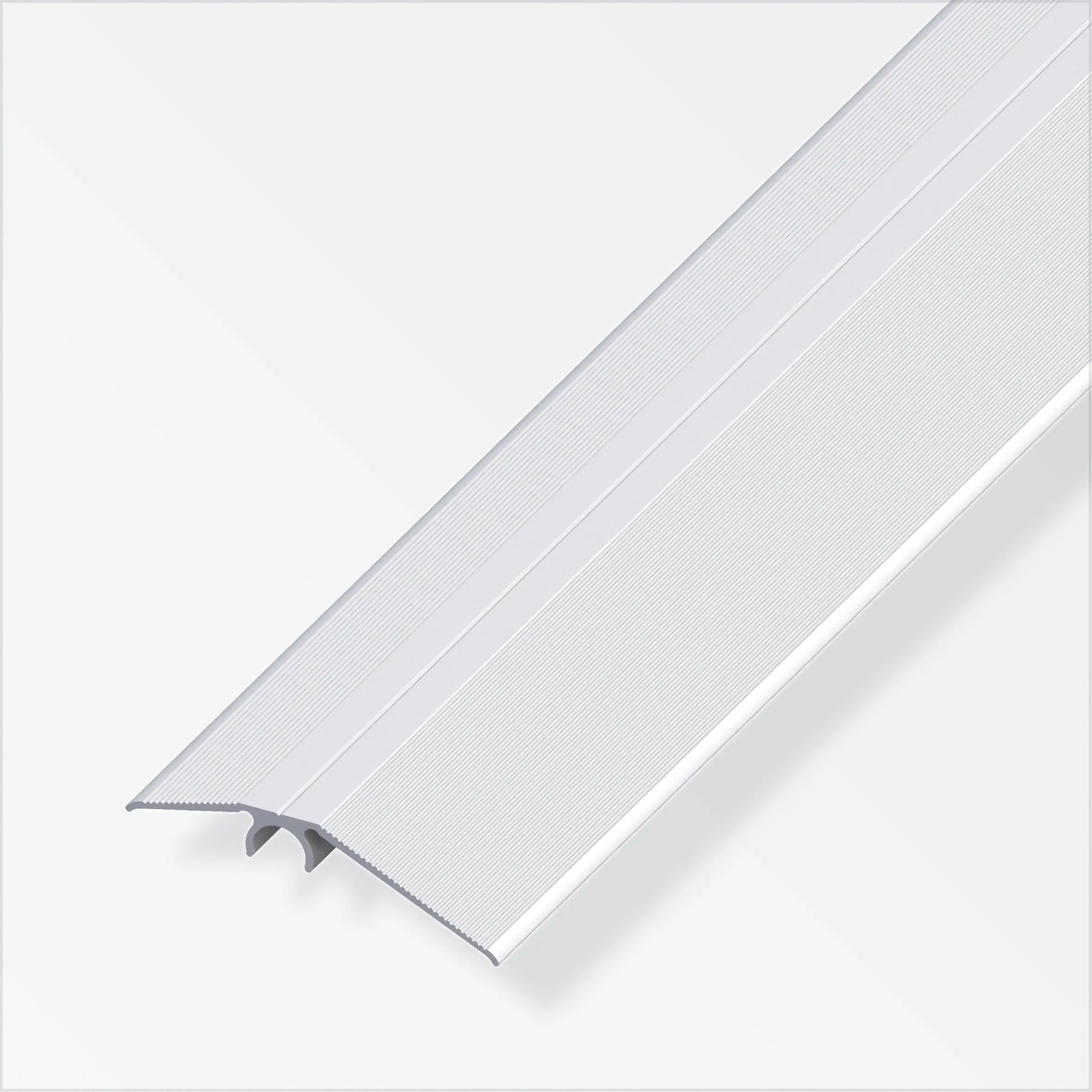 alfer Niveauausgleichs-Profil 2 m, 56 mm Aluminium eloxiert silber