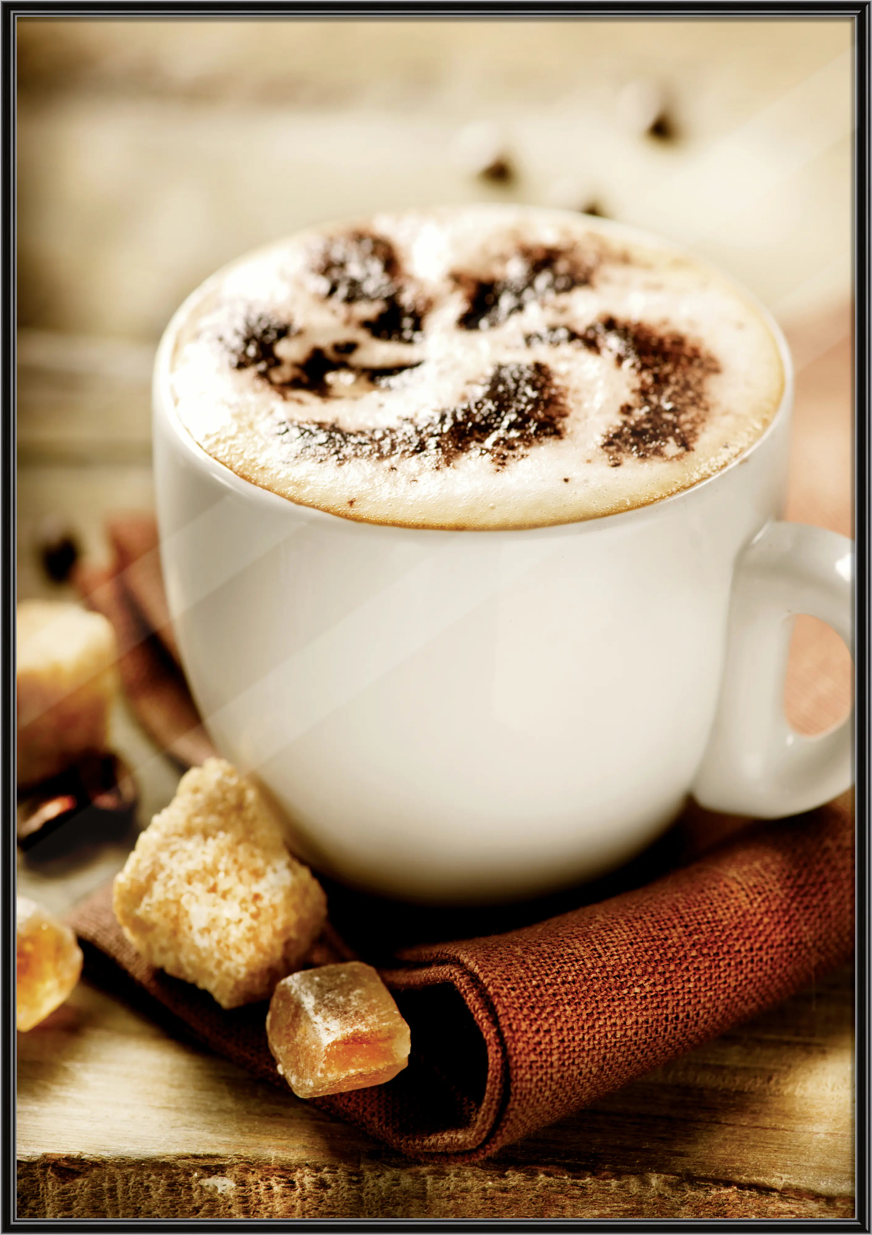 Kunststoff Bilderrahmen Design Frames schwarz, 70 x 100 cm