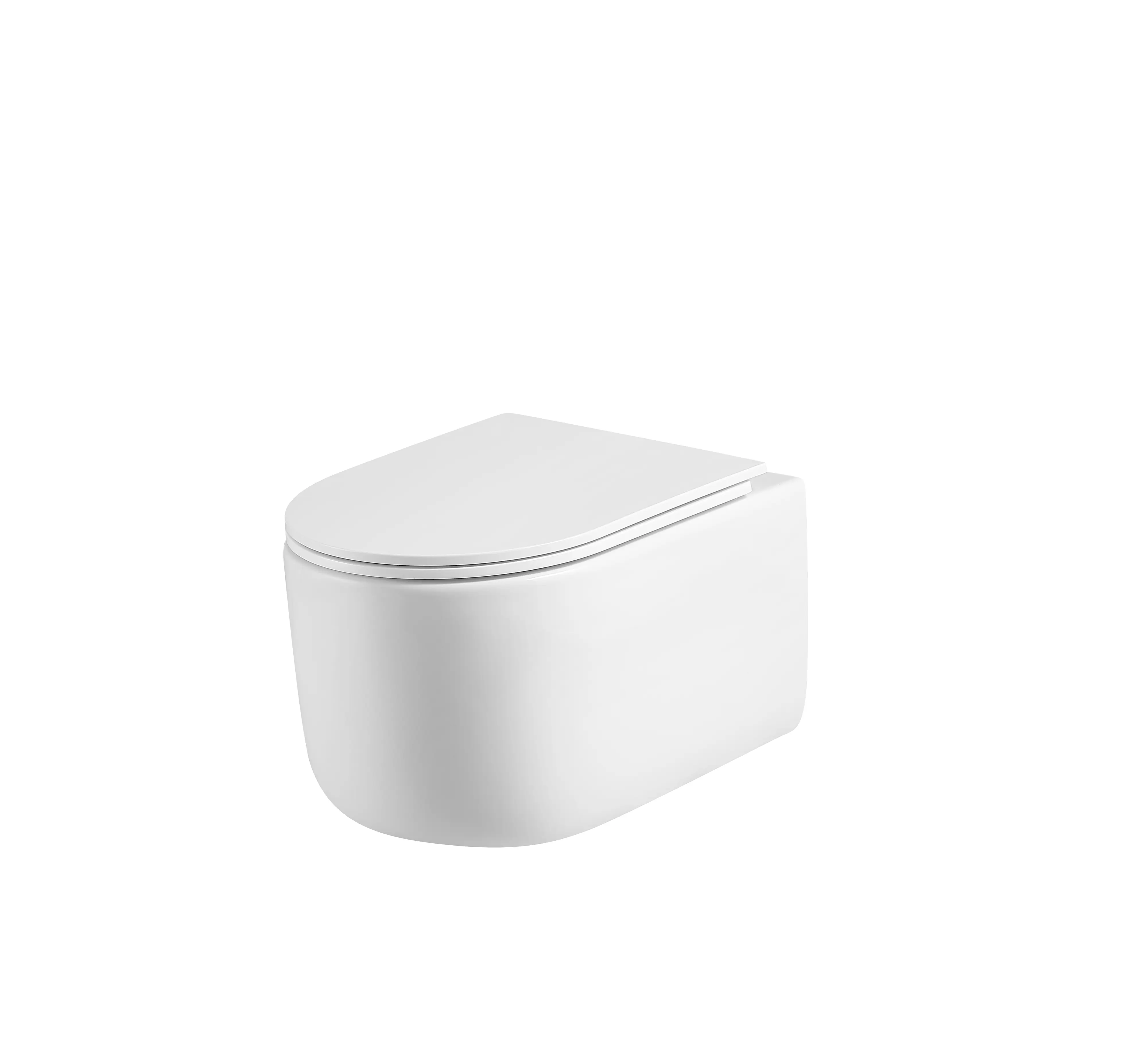 Primaster Wand WC spülrandlos Ione Tiefspüler weiß inkl. WC Sitz