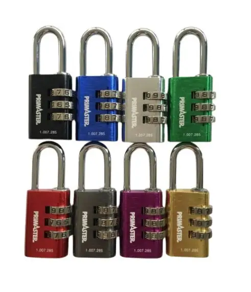 Primaster Zahlenschloss Aluminium 74 mm Primaster Zahlenschloss Aluminium 74 mm