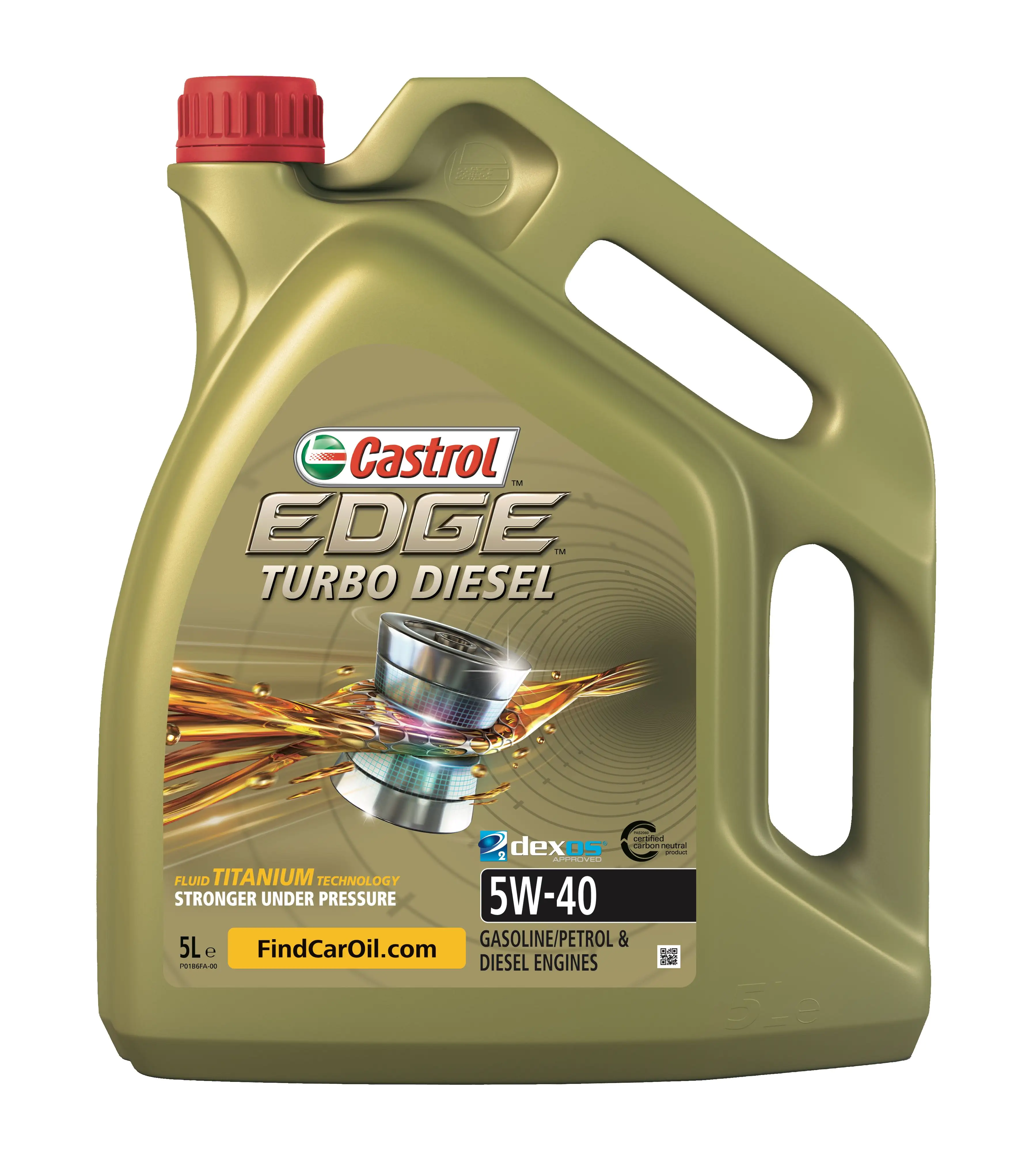 Castrol Motoröl Edge Turbo Diesel 5W-40 5L
