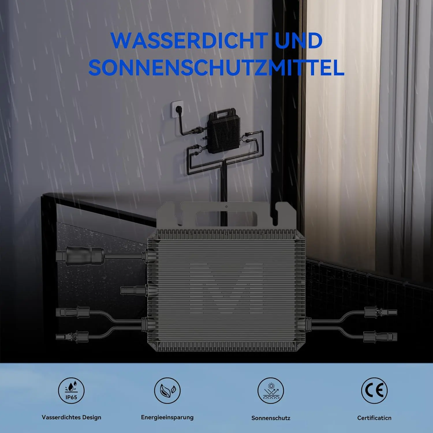 Marstek Wechselrichter MST-MI0800W Microinverter 800W Marstek Wechselrichter MST-MI0800W Microinverter 800W