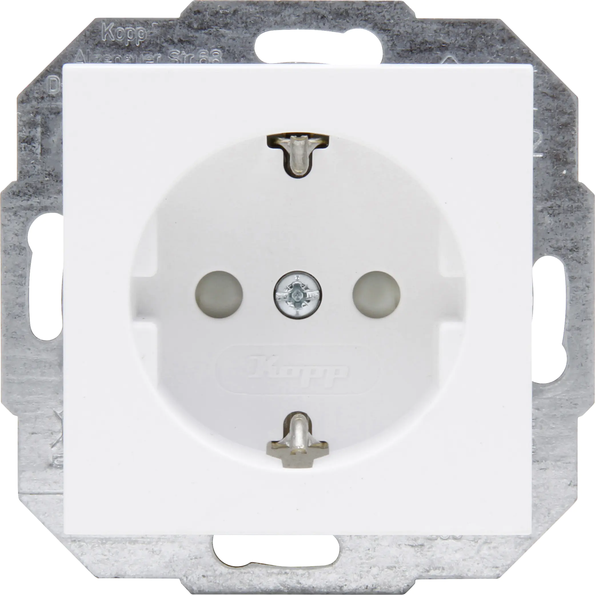 Kopp Schutzkontaktsteckdose Athenis arktisweiß matt, 940132087