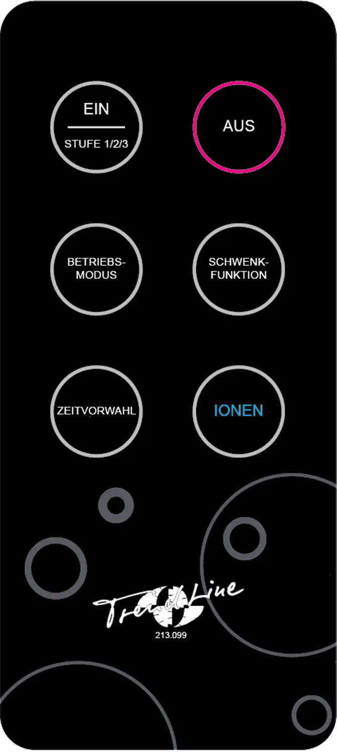 Primaster Towerventilator 45 Watt, mit Fernbedienung, schwarz