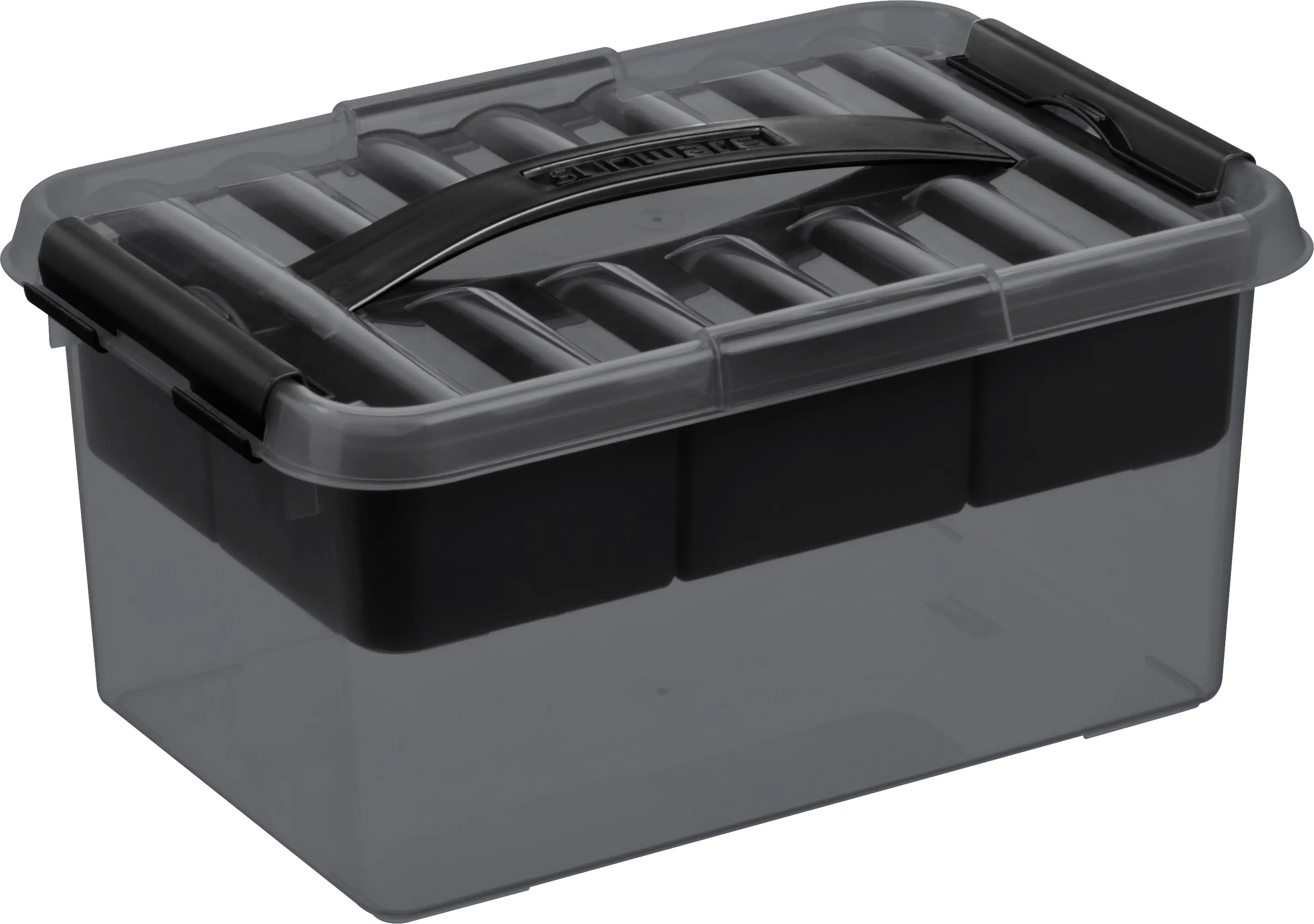 Sunware Aufbewahrungsbox Q-Line 6L rauchgrau 30 x 20 x 14 cm