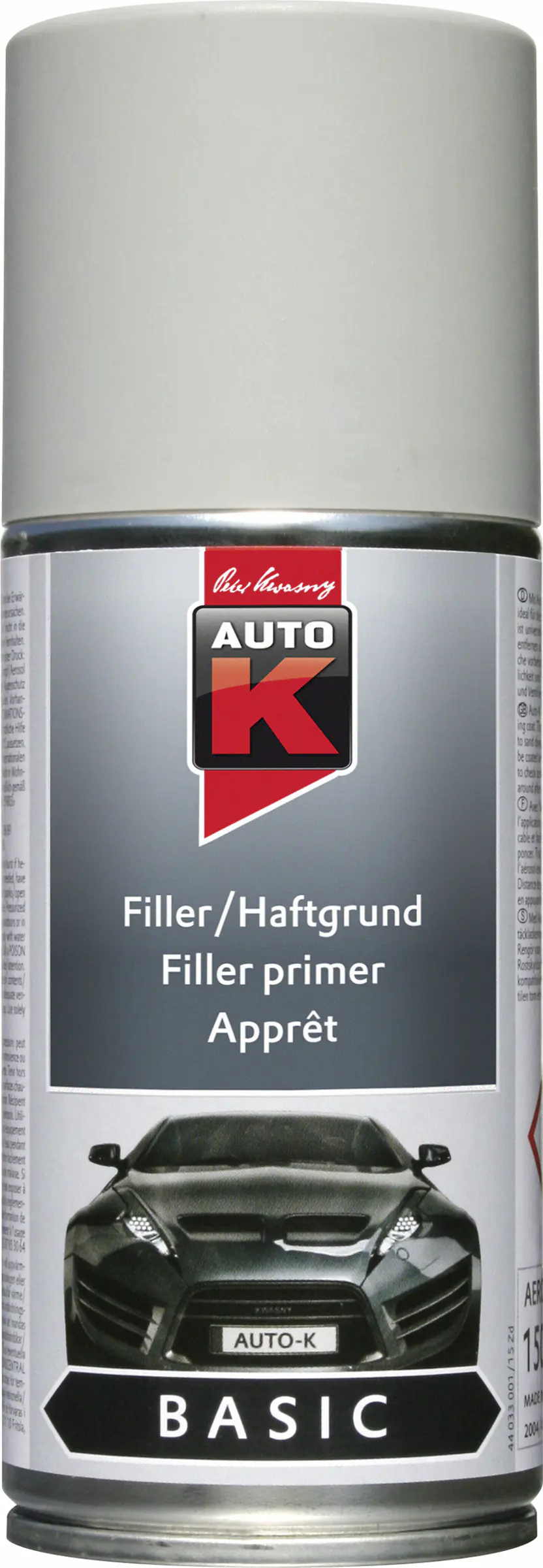 Auto-K Filler Haftgrund Spray Basic grau 150ml Auto-K Filler Haftgrund Spray Basic grau 150ml