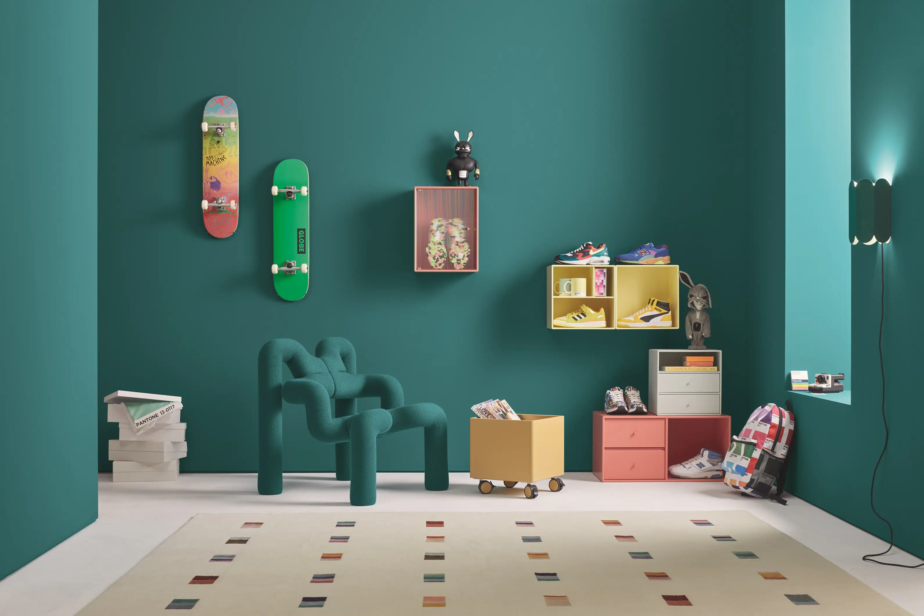 Alpina Wandfarbe Pantone matt deep lake 2,5 L