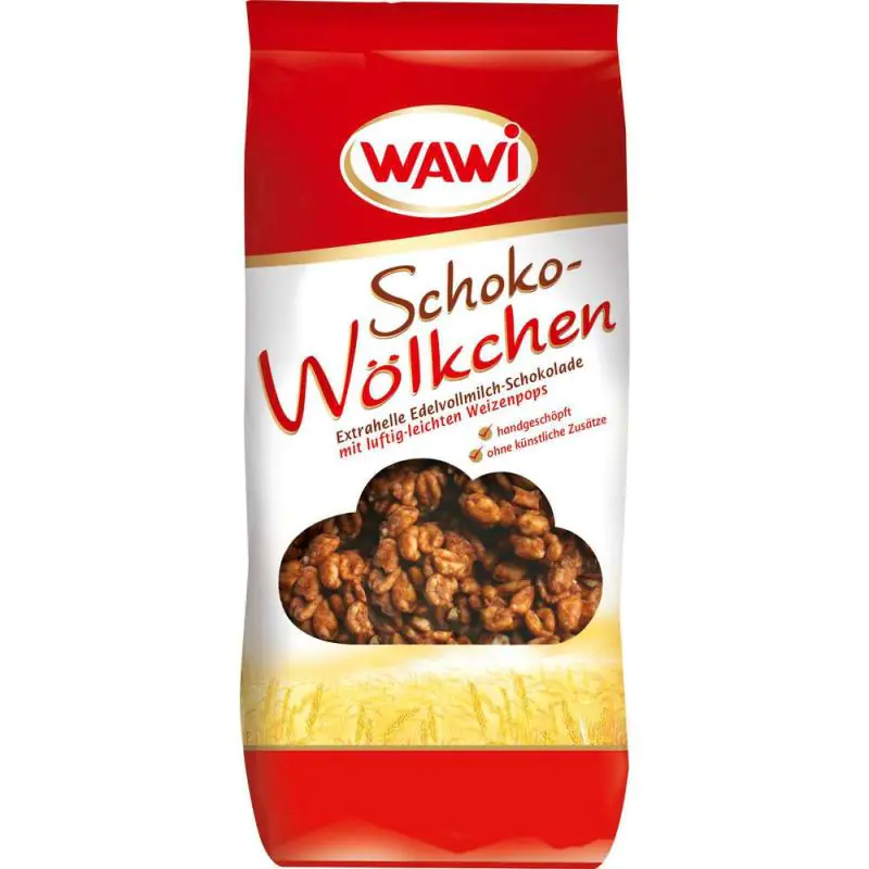 Wawi Schoko Wölkchen Vollmilch 250g  