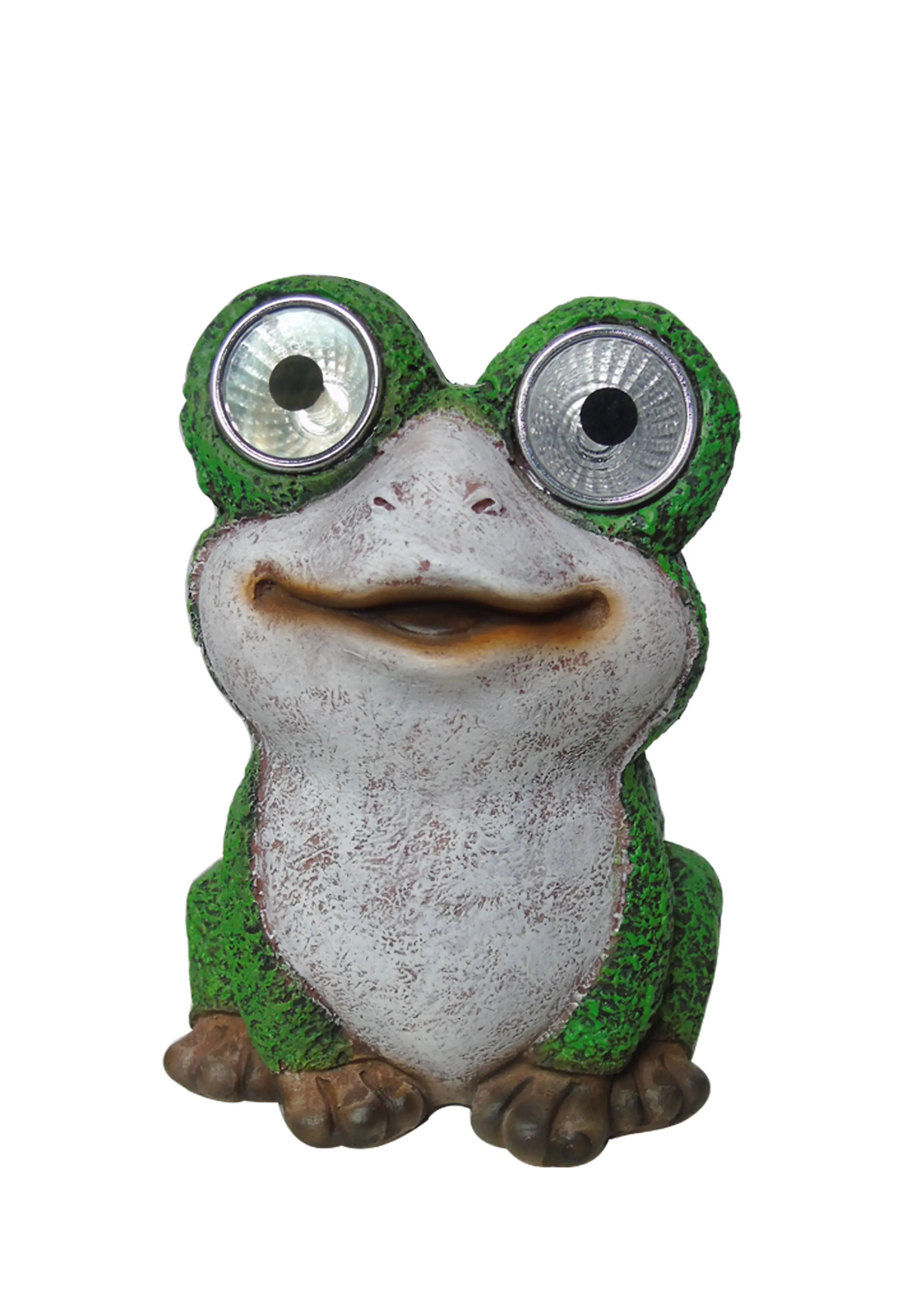 Dapo LED Solarleuchte Dekofigur Fröschlein warmweiß