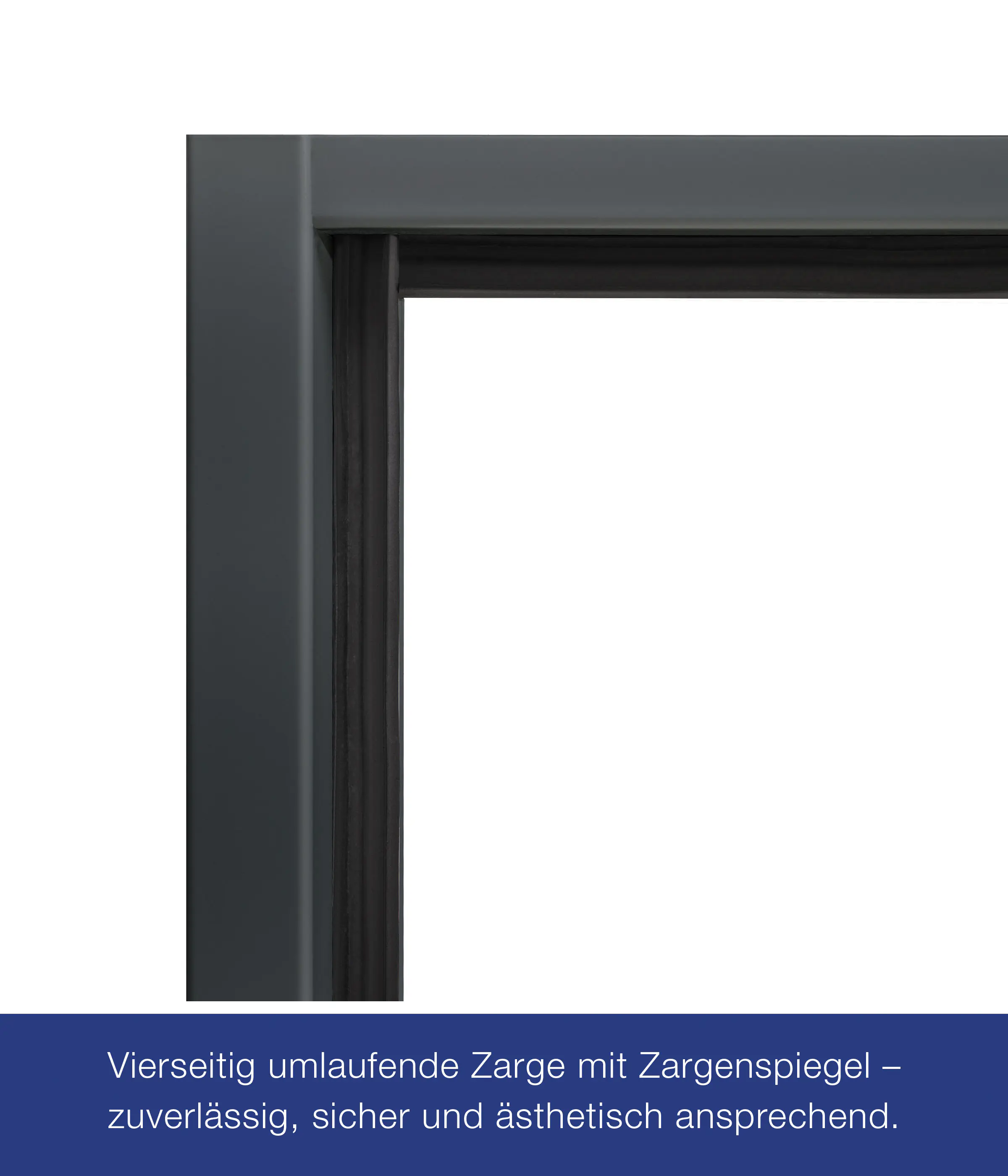 Hörmann Feuerschutztür anthrazitgrau T-30 87,5 x 200 cm Links/Rechts