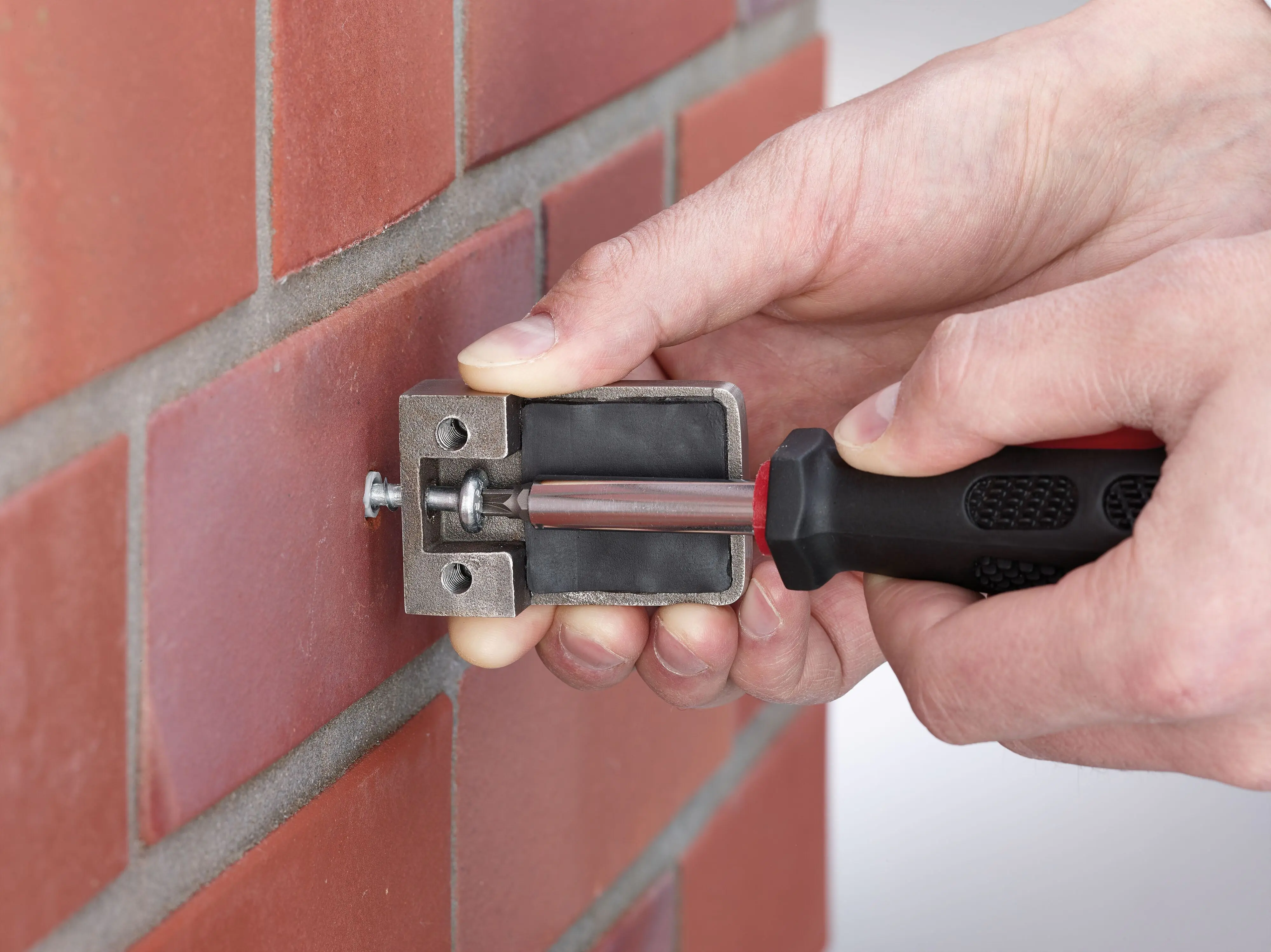 Ambiente Klemmbacken-Set für Glas Schiebetür Outdoor Wandmontage links 2 Stück