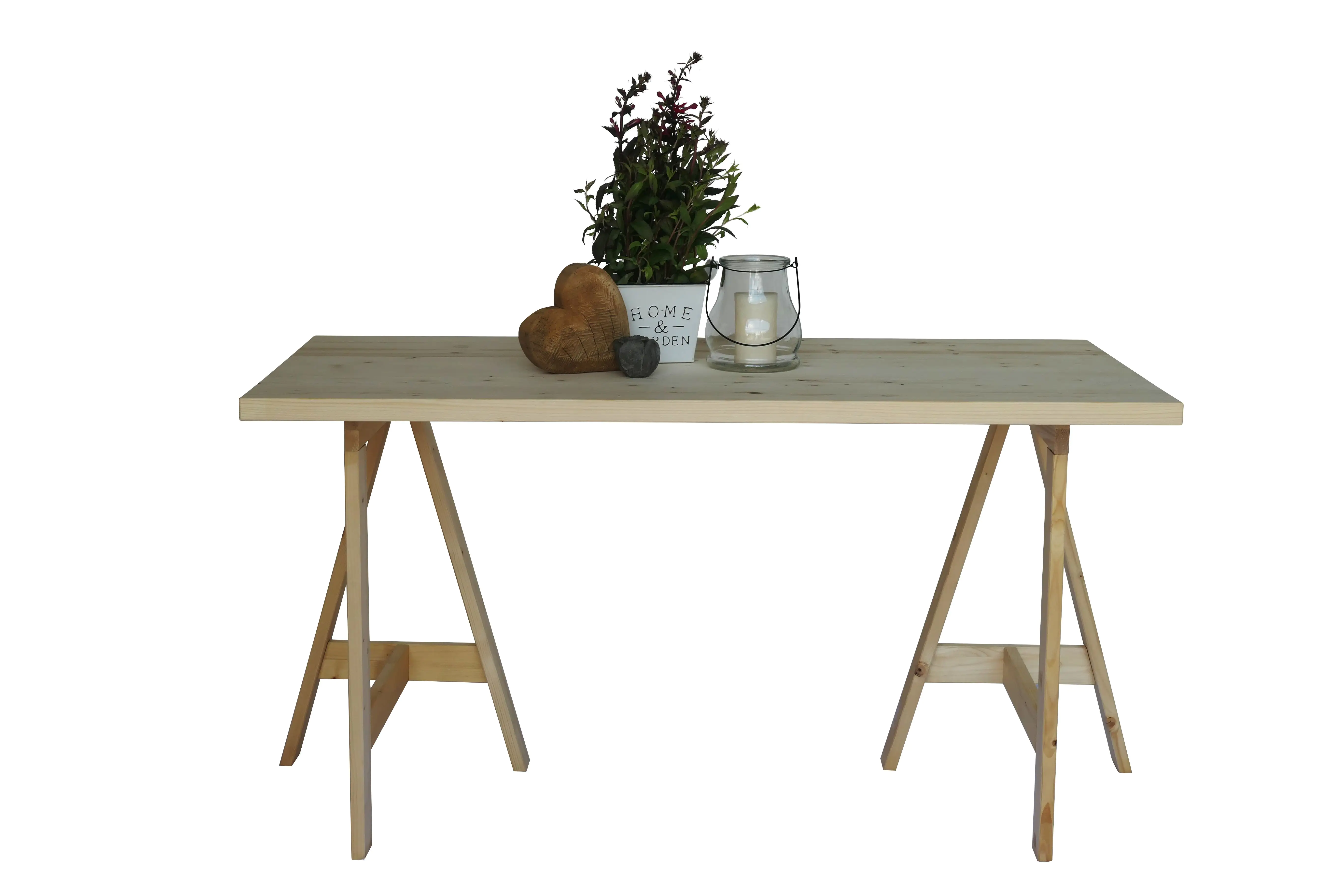 Mehrzwecktisch als SET incl. Tischbeine Fichte massiv unbehandelt