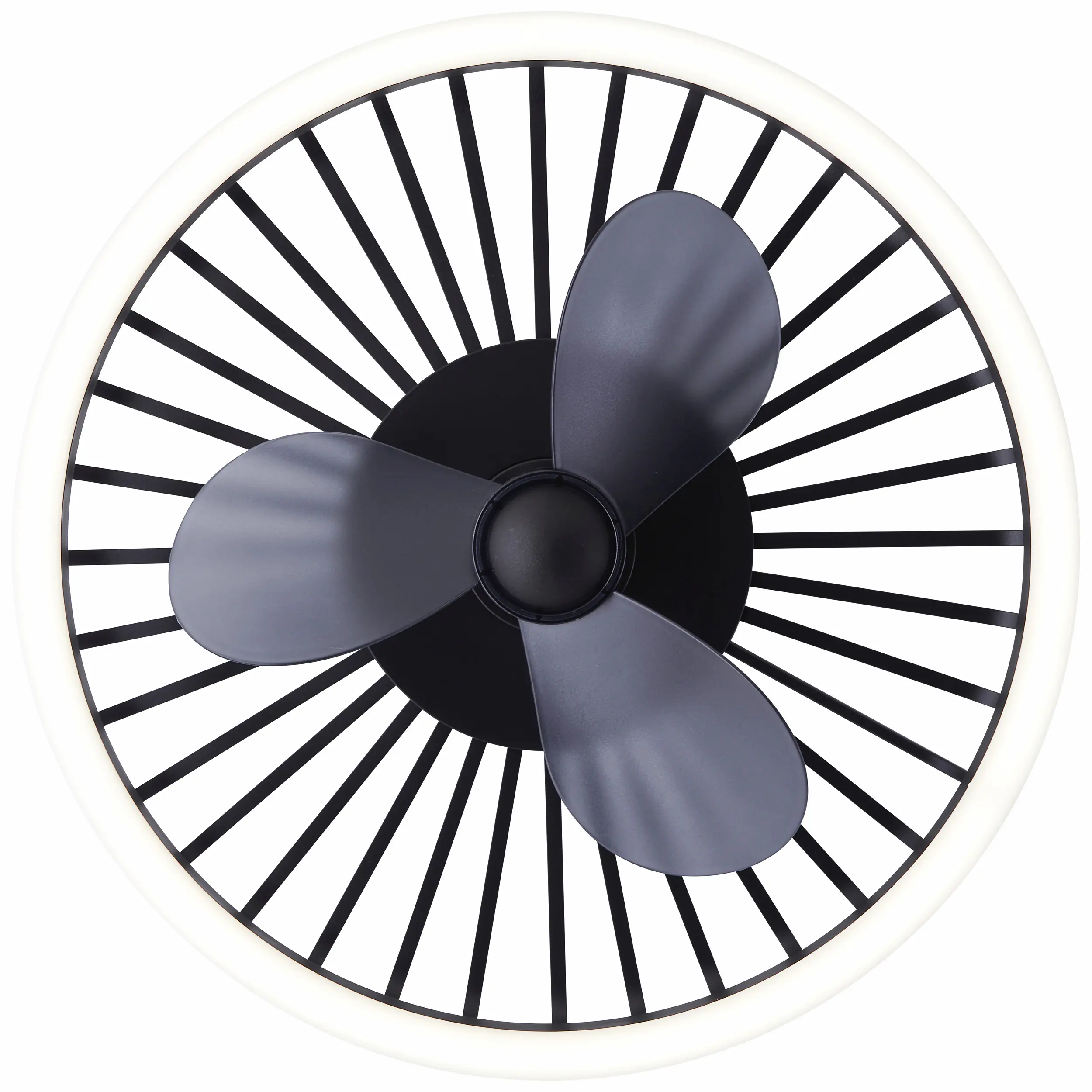 Brilliant LED  Deckenventilator Capo Ø 48 cm 36 W schwarz