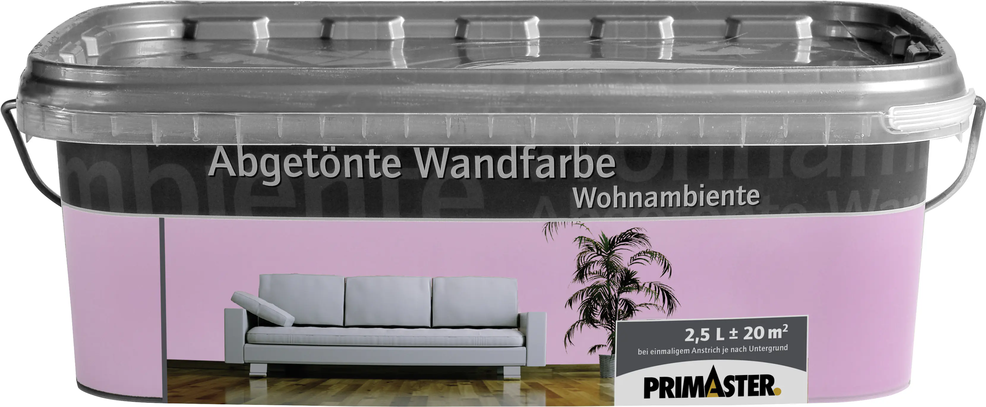 Primaster Wandfarbe Wohnambiente 2,5 L violett Primaster Wandfarbe Wohnambiente 2,5 L violett