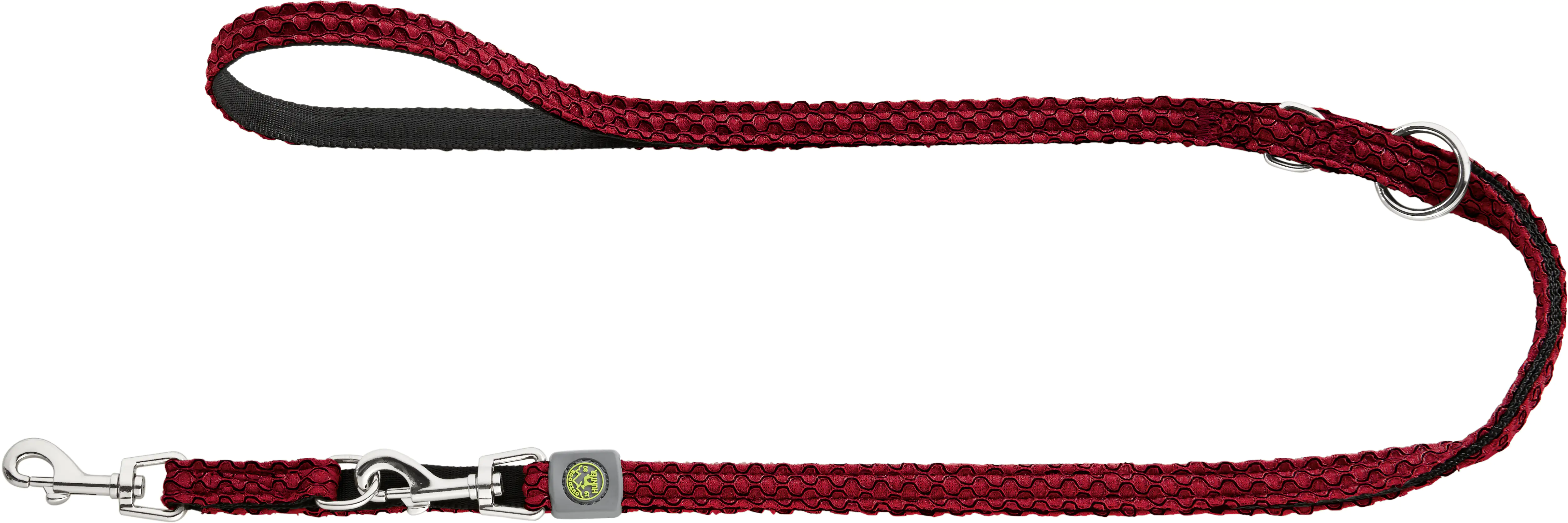 Hunter Hundeleine verstellbare Führleine Hilo rot