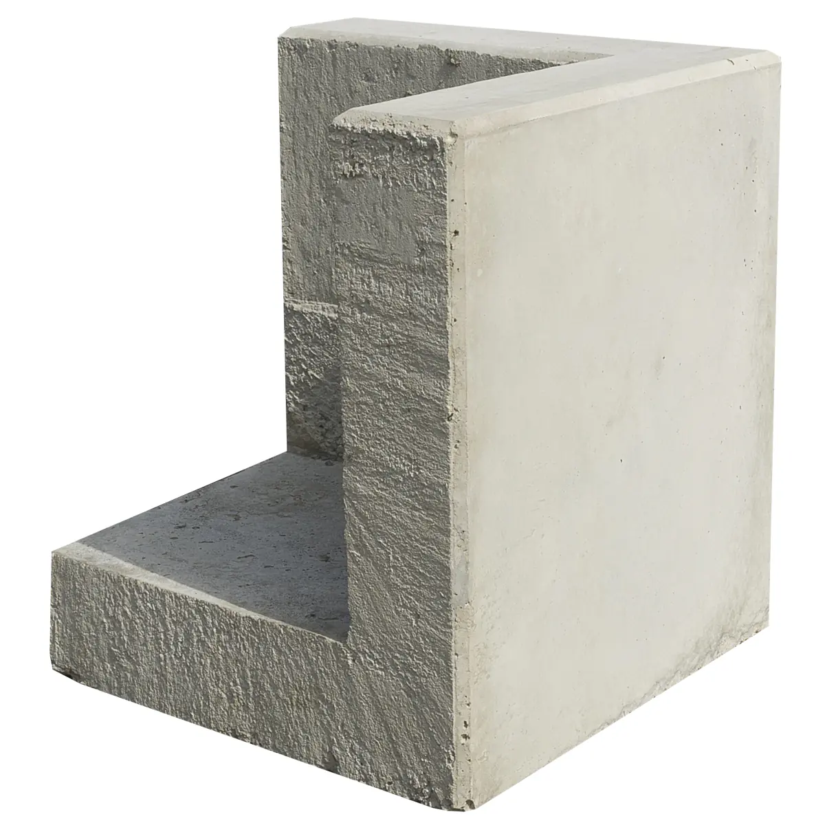 EHL L-Stein Ecke Beton 30 x 50 x 55 cm grau